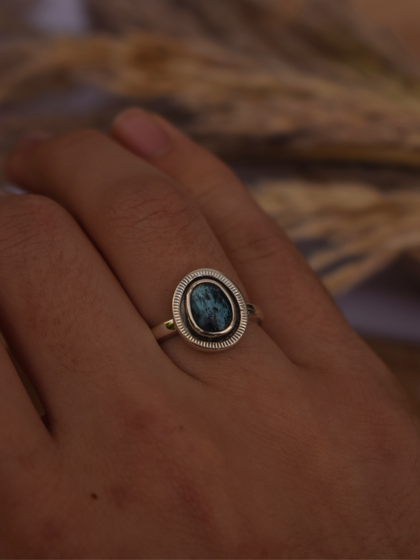 Ellara Ring - Blue Kyanite