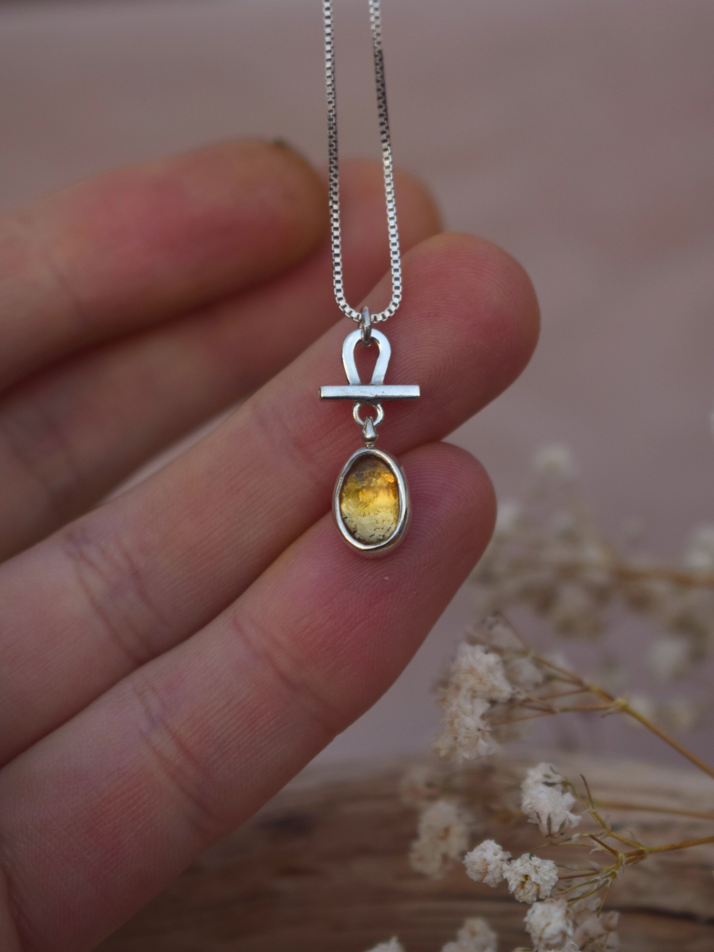 Vita Necklace - Citrine