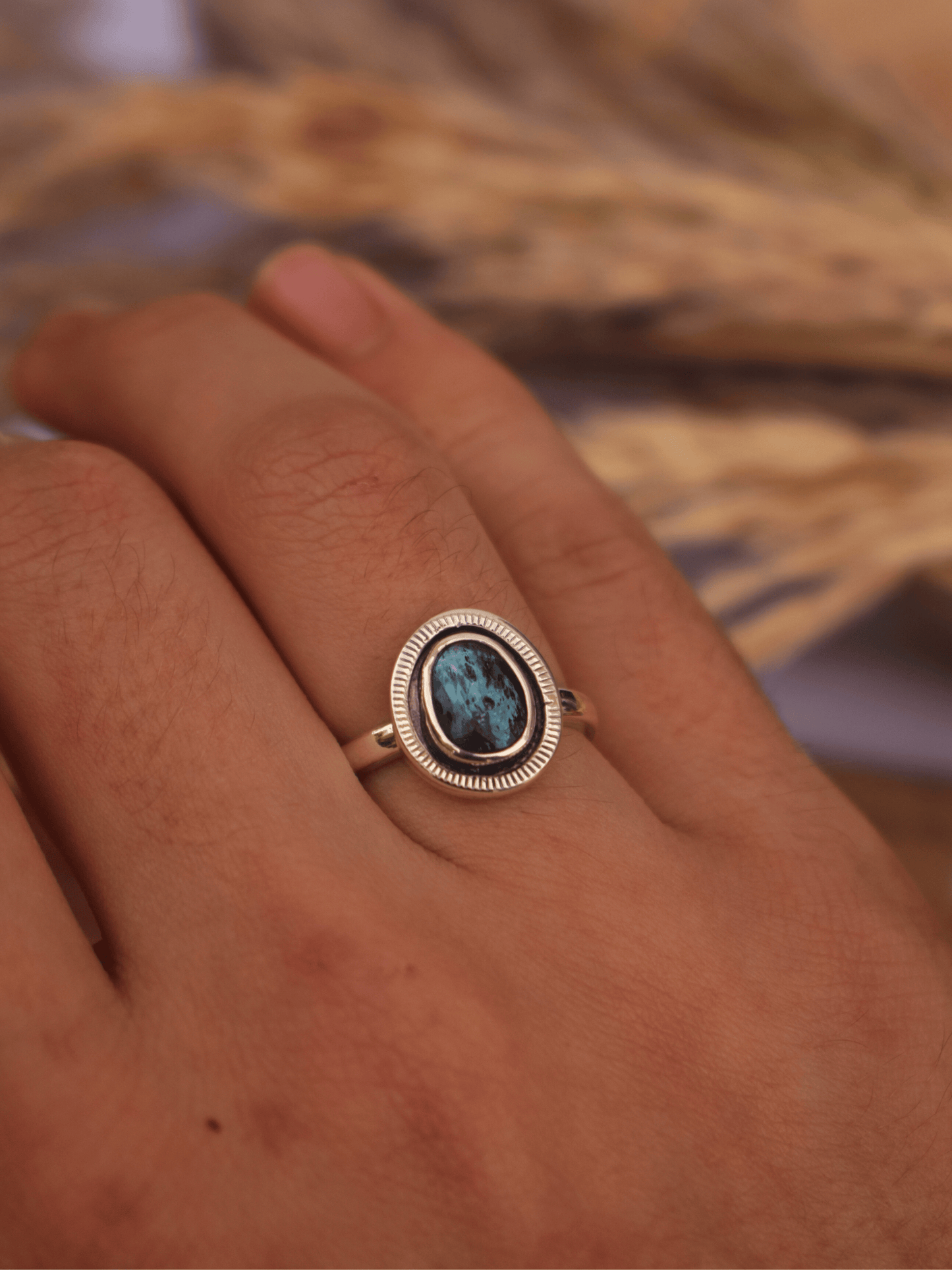 Ellara Ring - Blue Kyanite