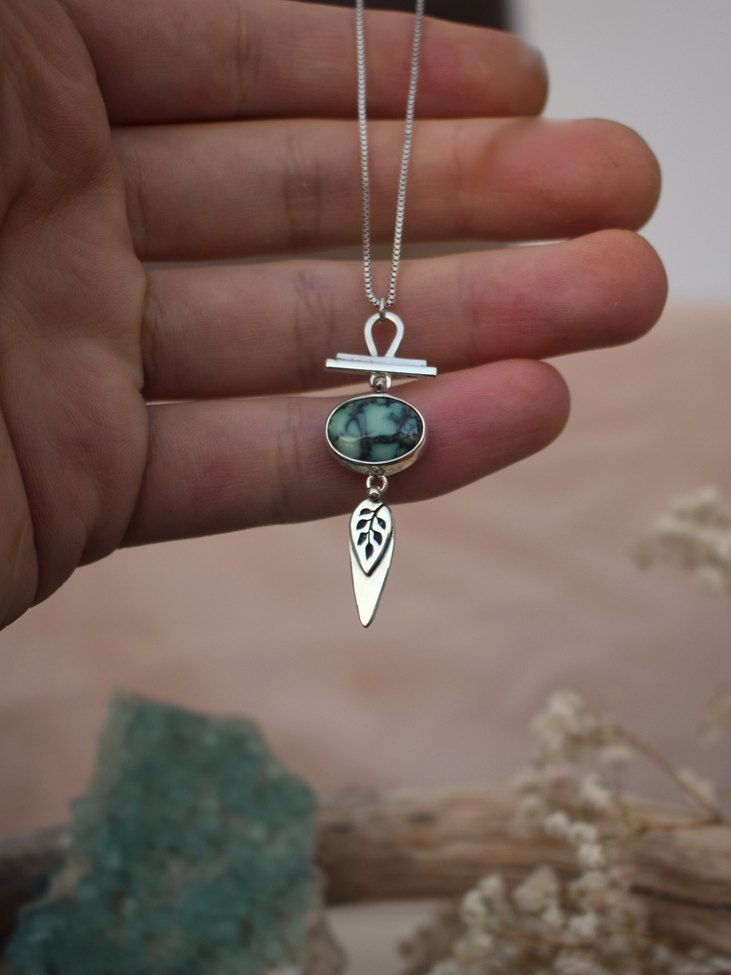 Key Of Life Pendant - Variscite