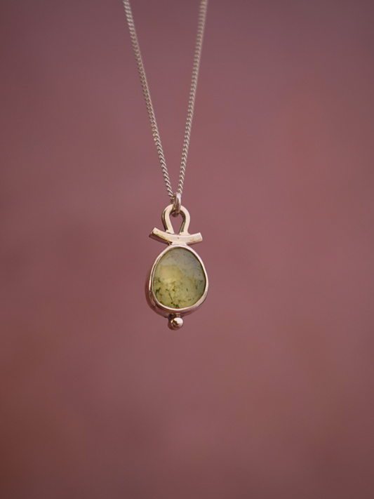 The True North Necklace | Prehnite