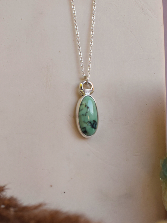 Vessel Pendant II - Snowville Variscite