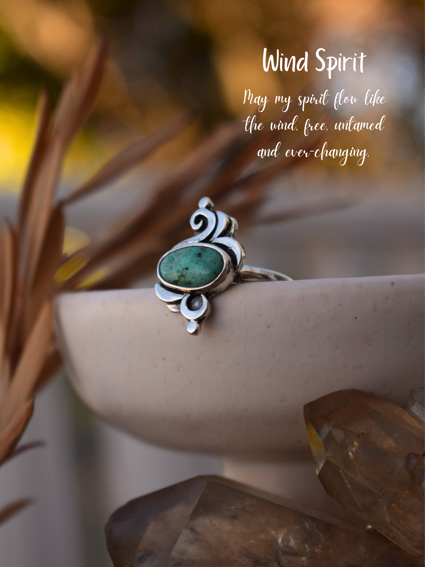 Wind Spirit Ring - Turquoise