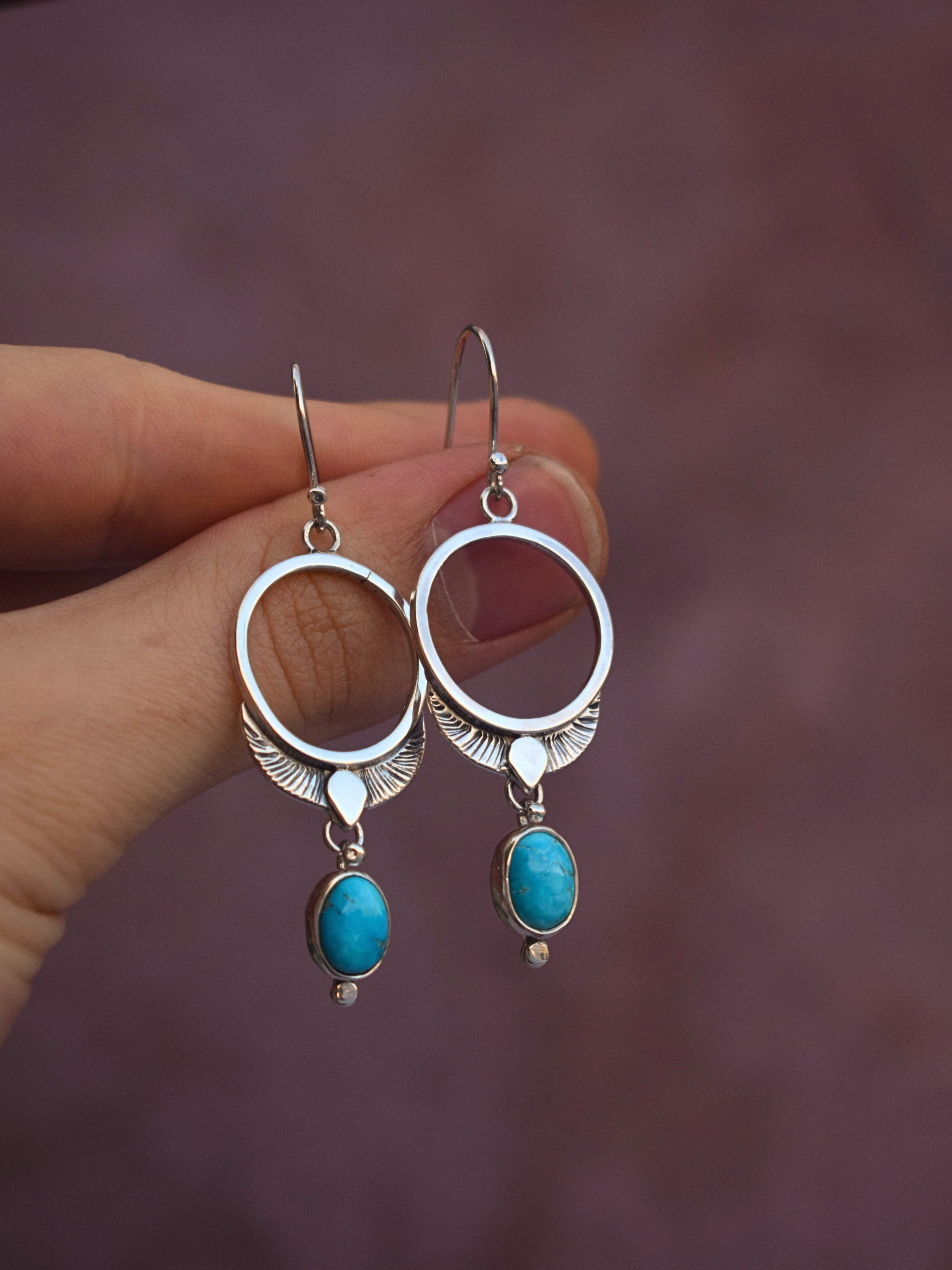 The Freya Earrings | Blue Bird Turquoise