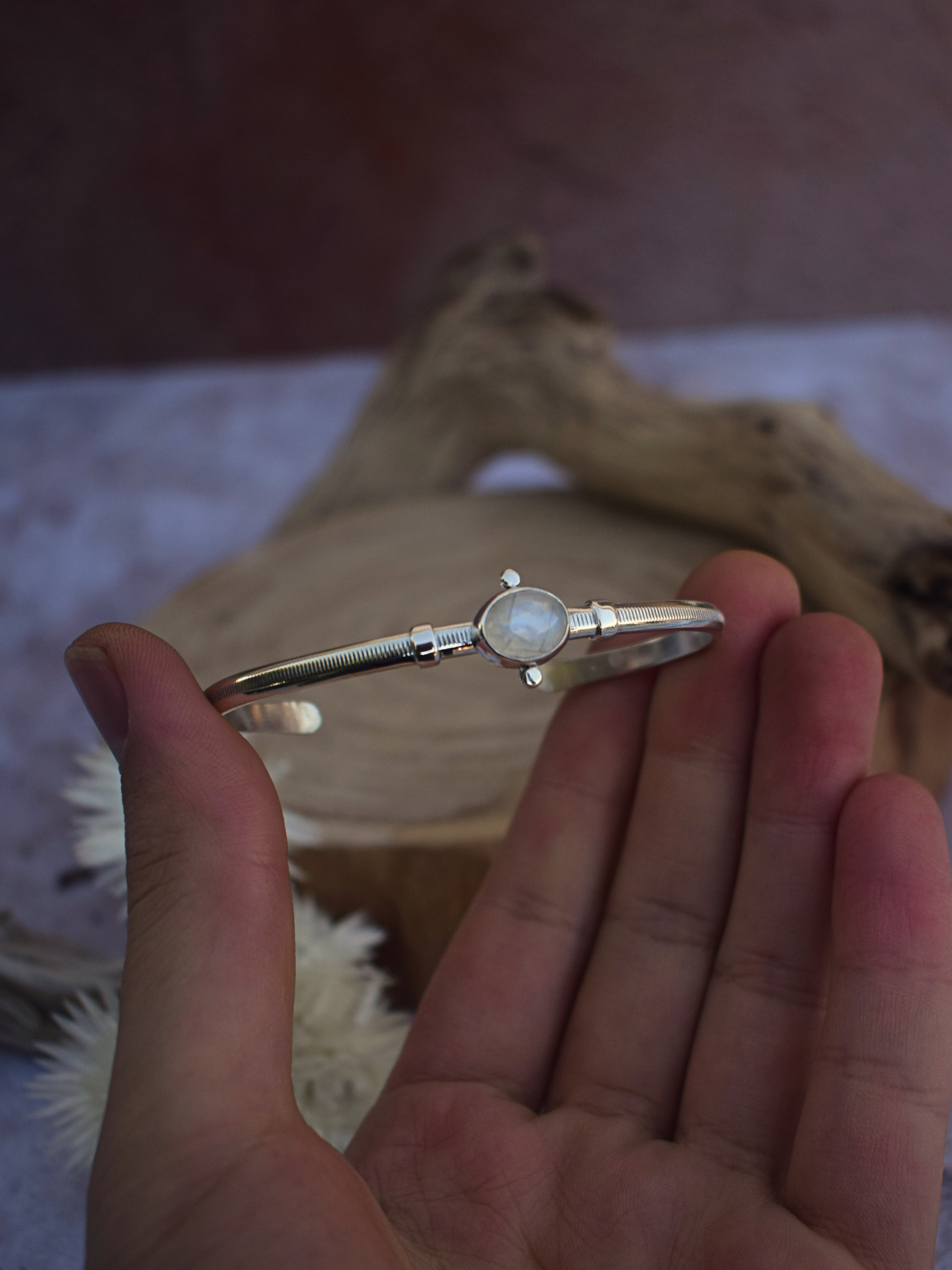 The Veld Cuff - Moonstone