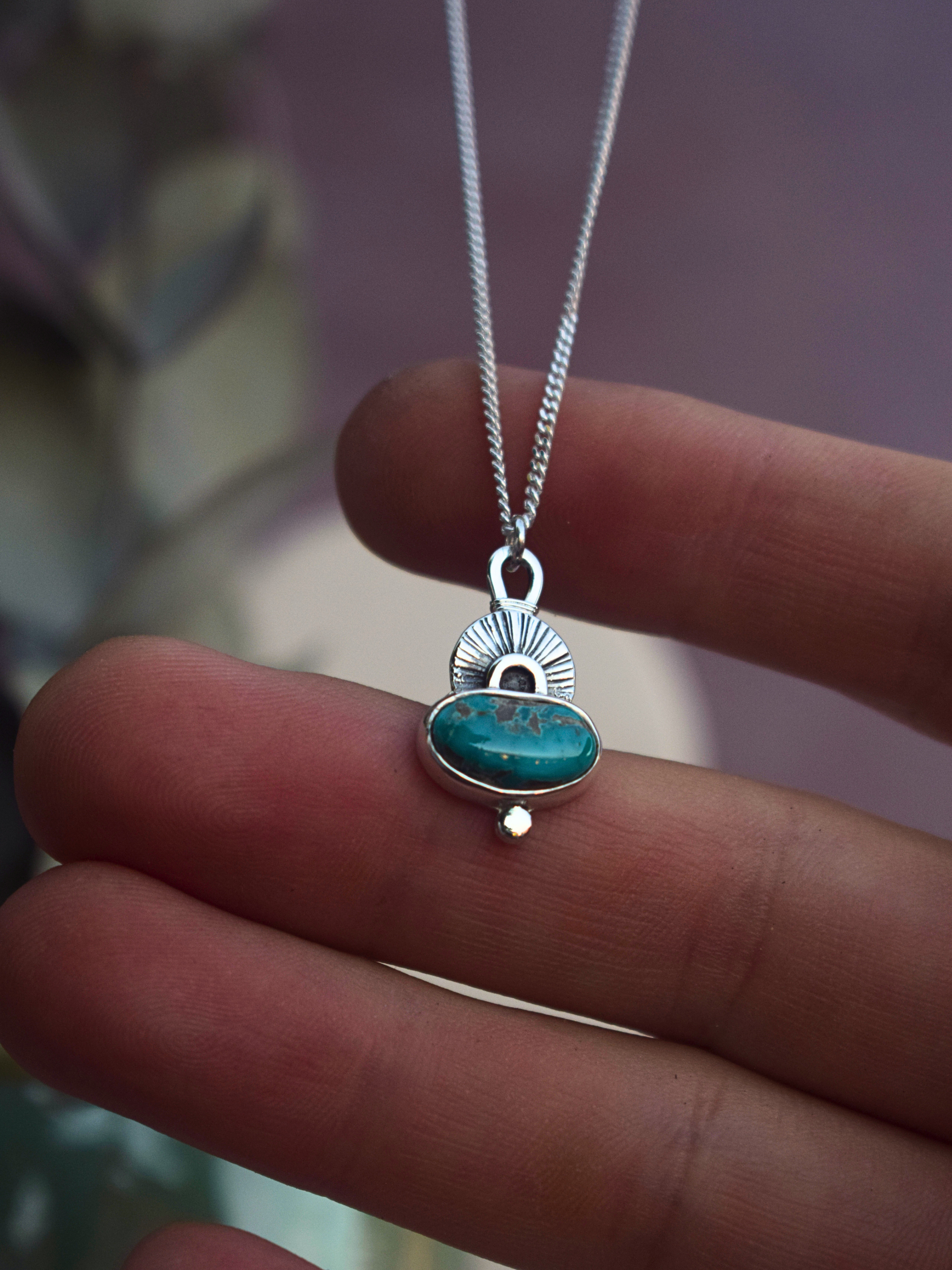 The Radiant necklace | Fox Turquoise