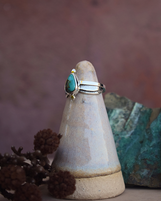 The Awen Ring | Fox Turquoise Size T