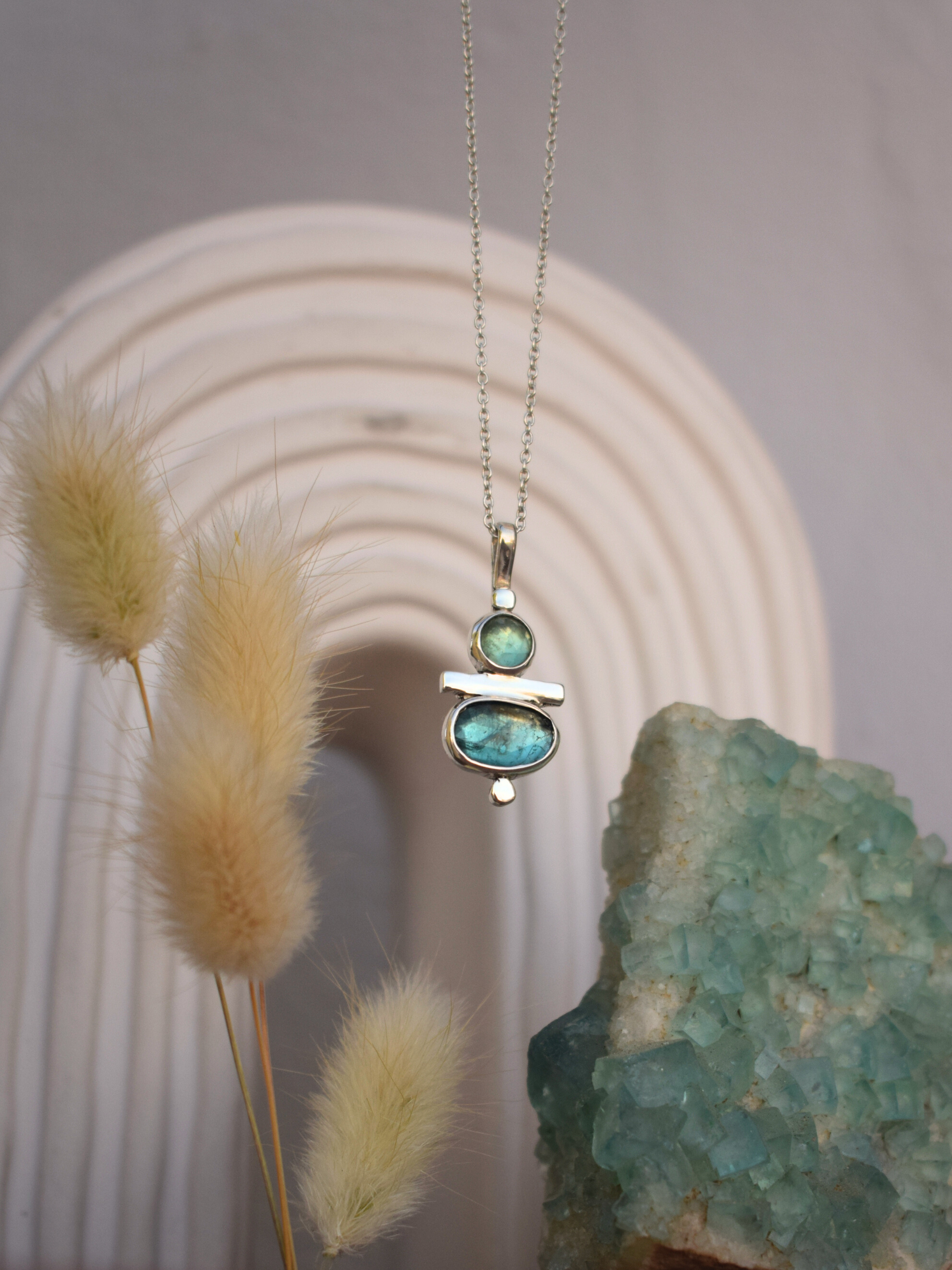 Duality Pendant - Kyanite