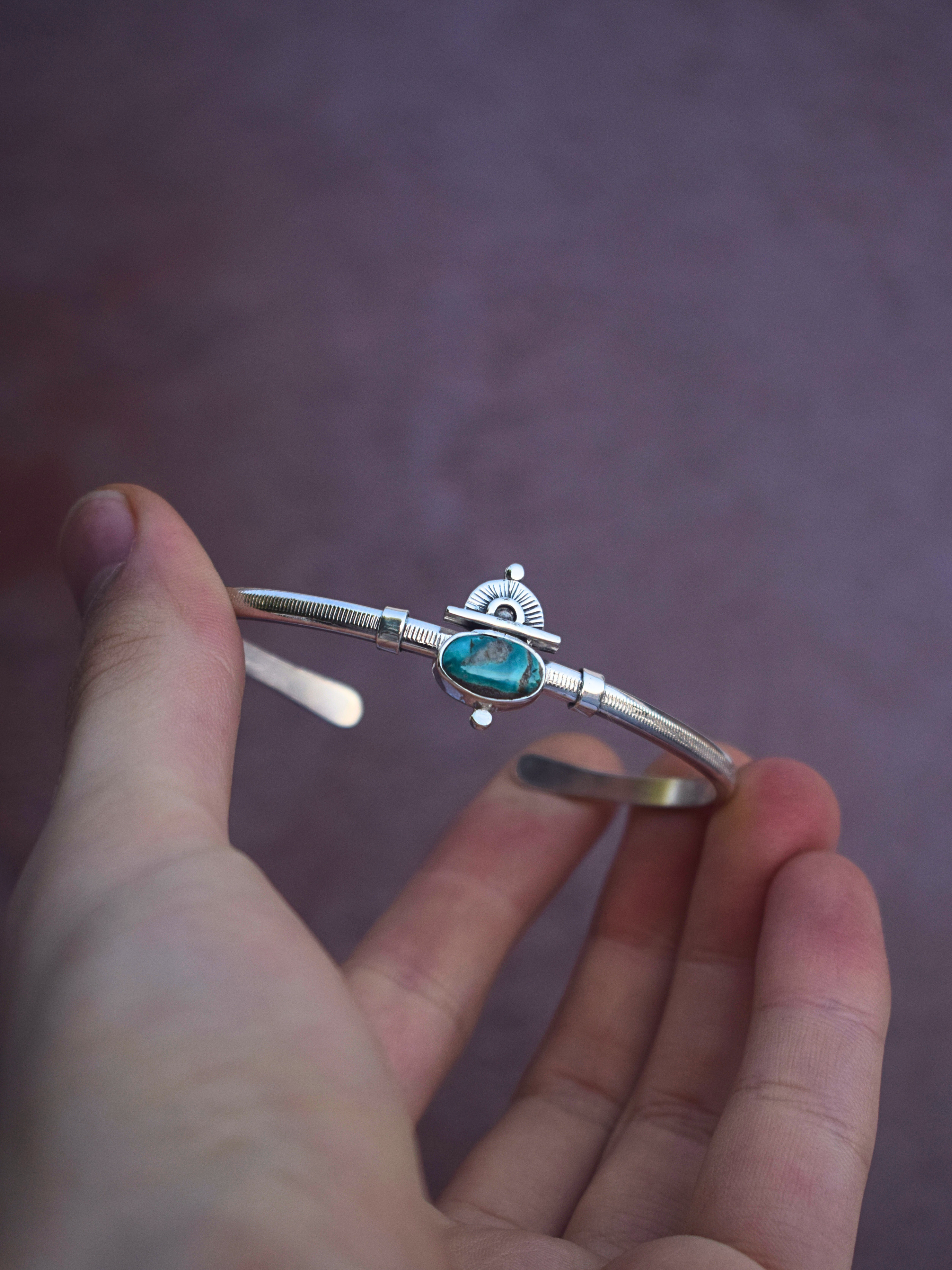 The Soar Cuff | Fox Turquoise