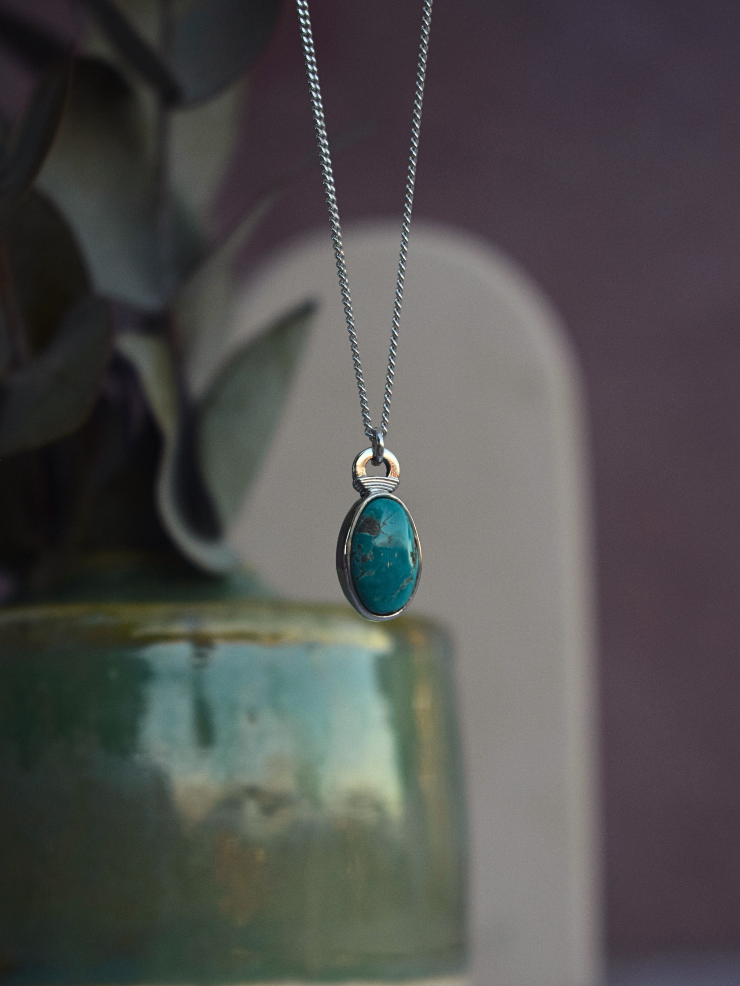 The Vessel Pendant | Fox Turquoise