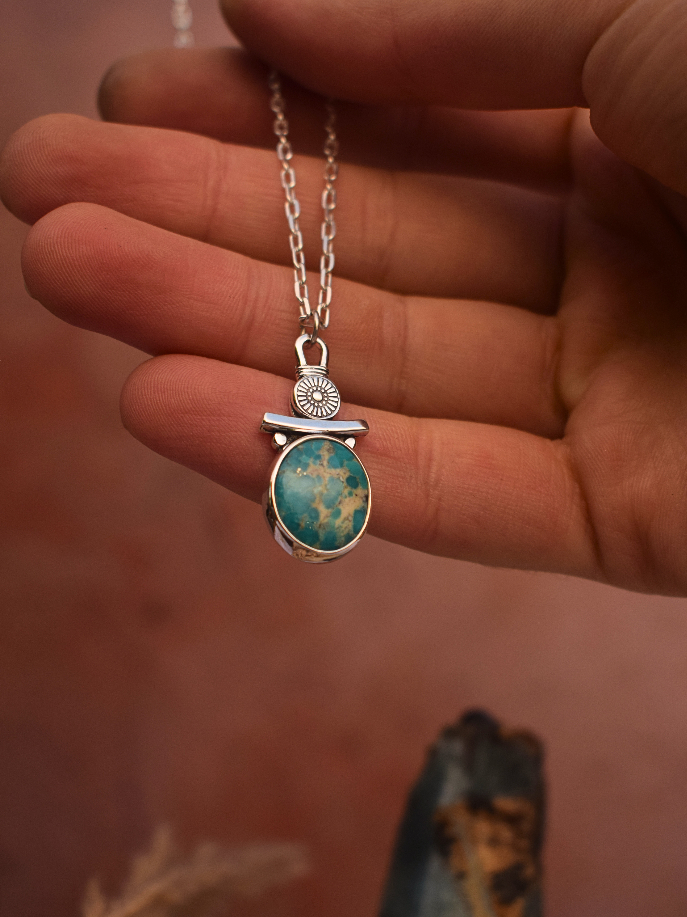 The Meraki Soul Necklace - Carico Lake Turquoise