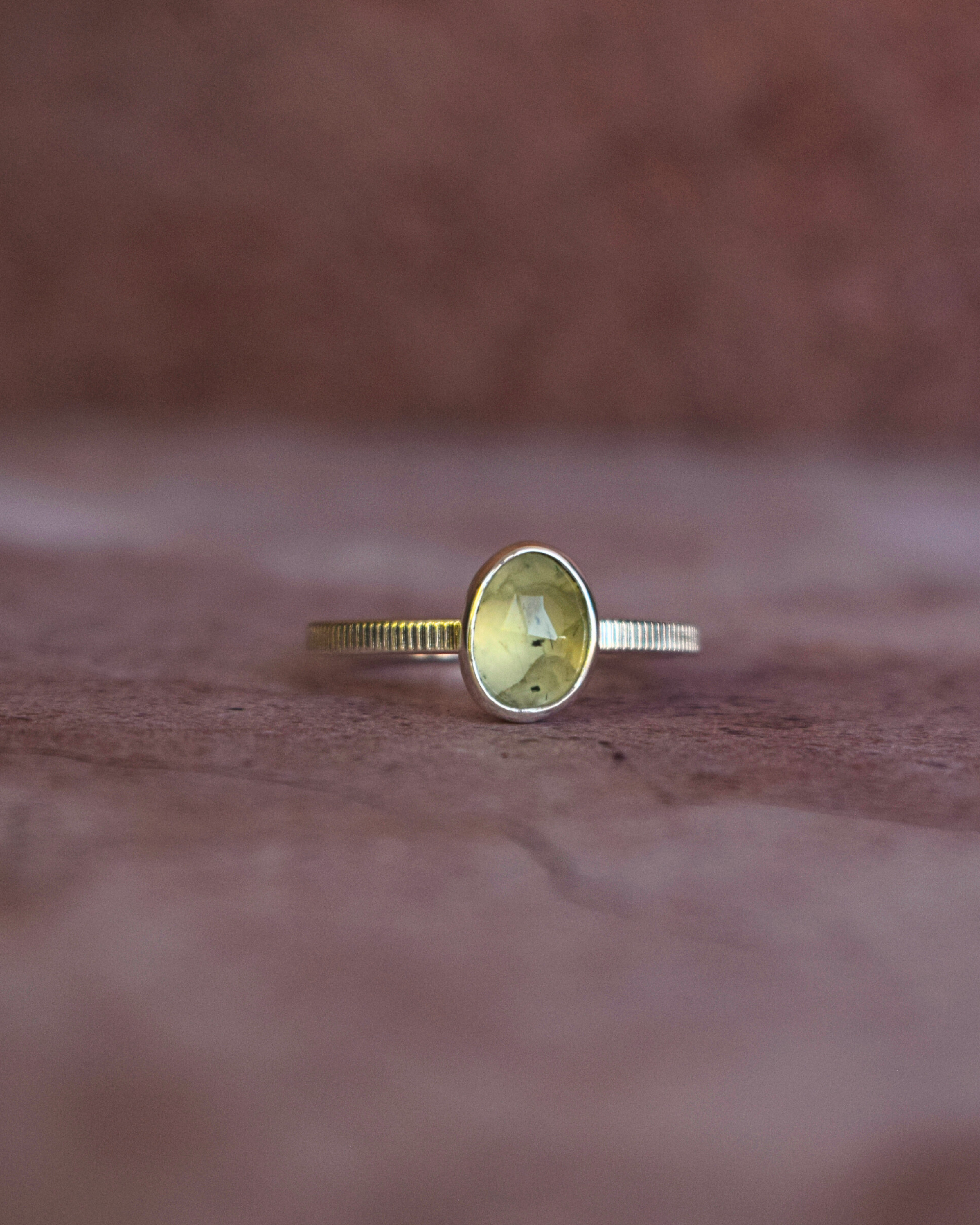 Devotion Ring - Prehnite