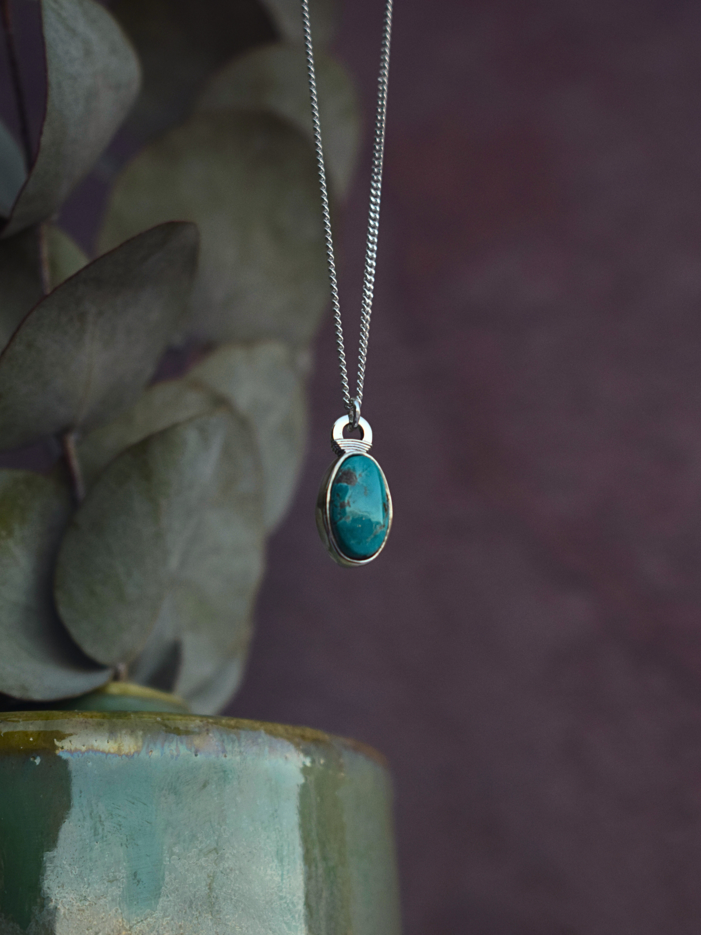 The Vessel Pendant | Fox Turquoise