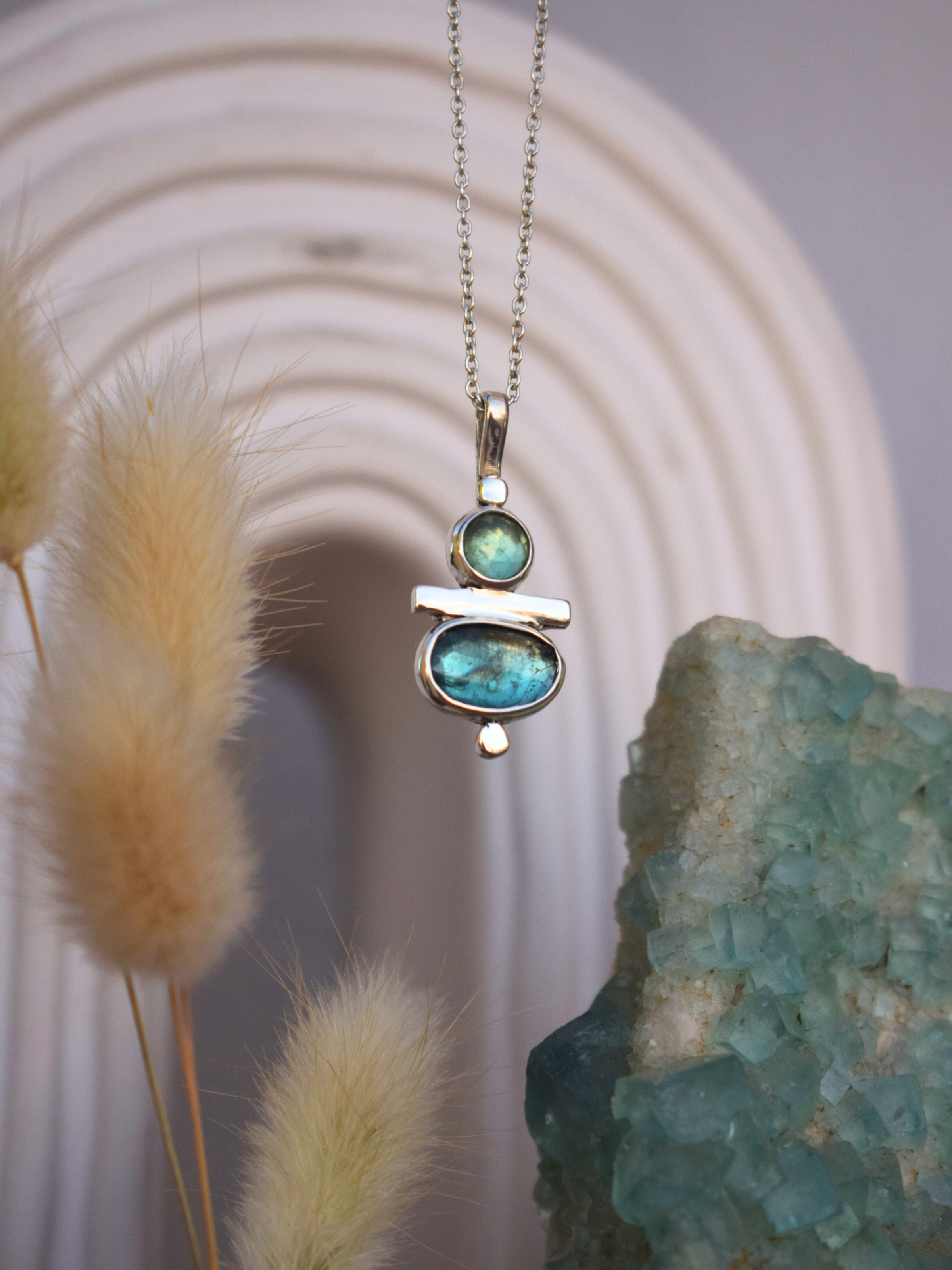 Duality Pendant - Kyanite