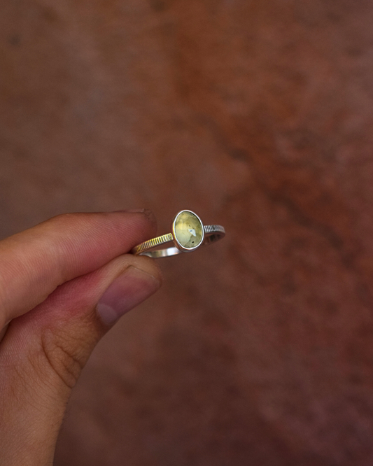 Devotion Ring - Prehnite