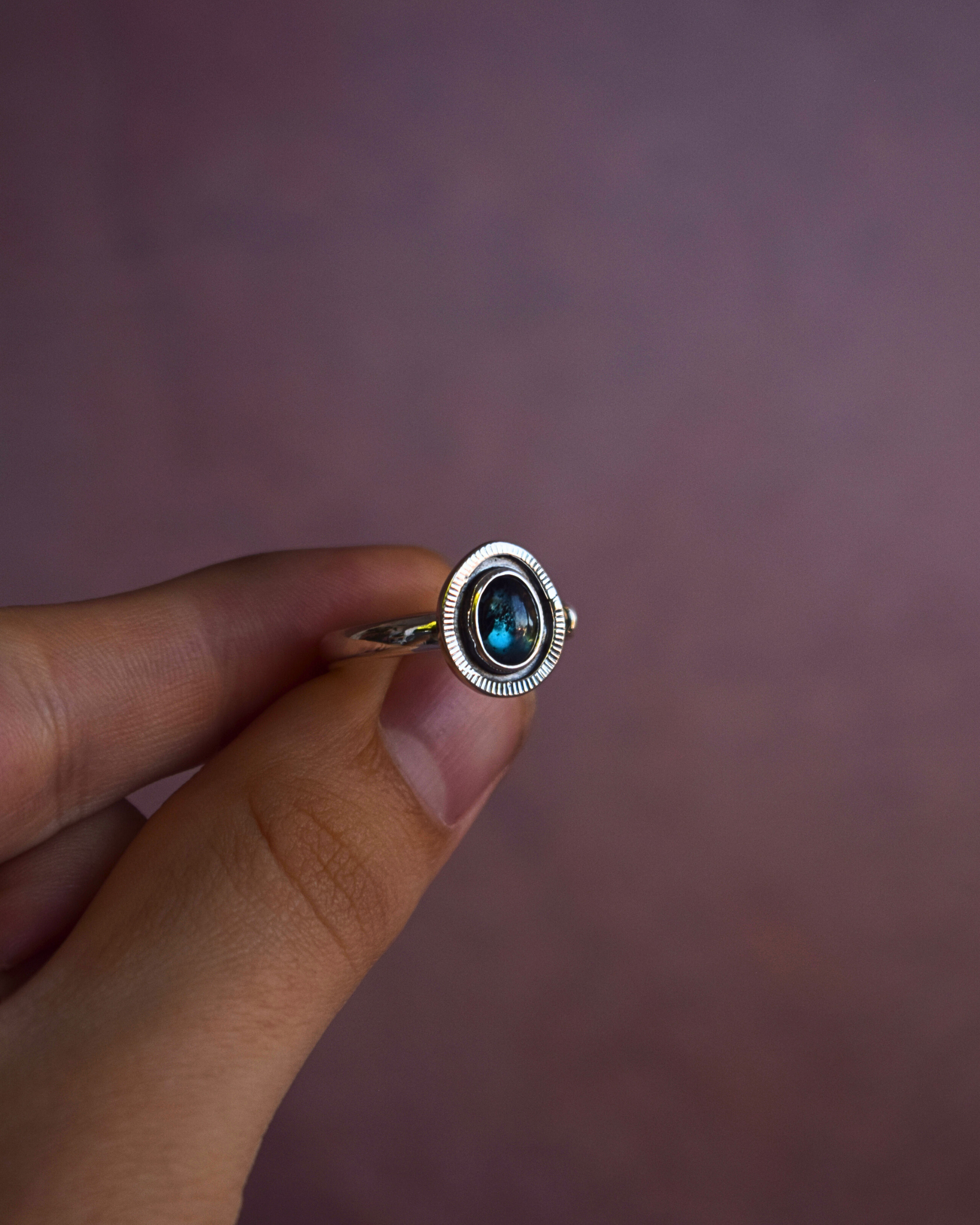 Ellara Ring - Teal Kyanite