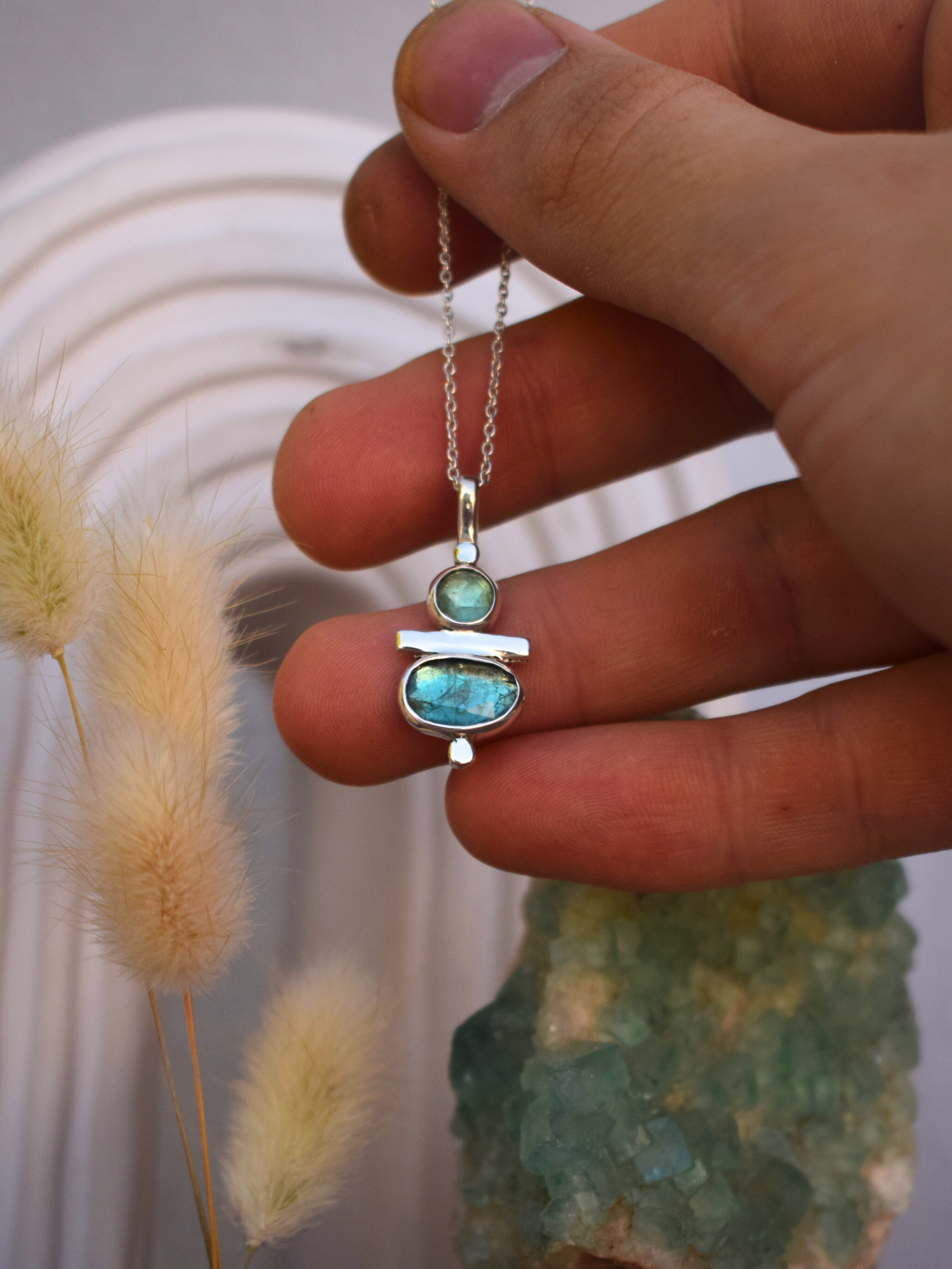 Duality Pendant - Kyanite