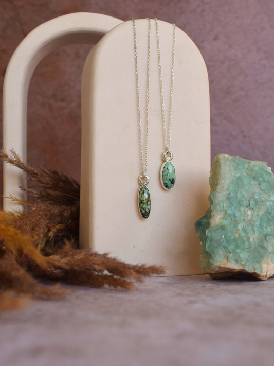 Vessel Pendant II - Snowville Variscite