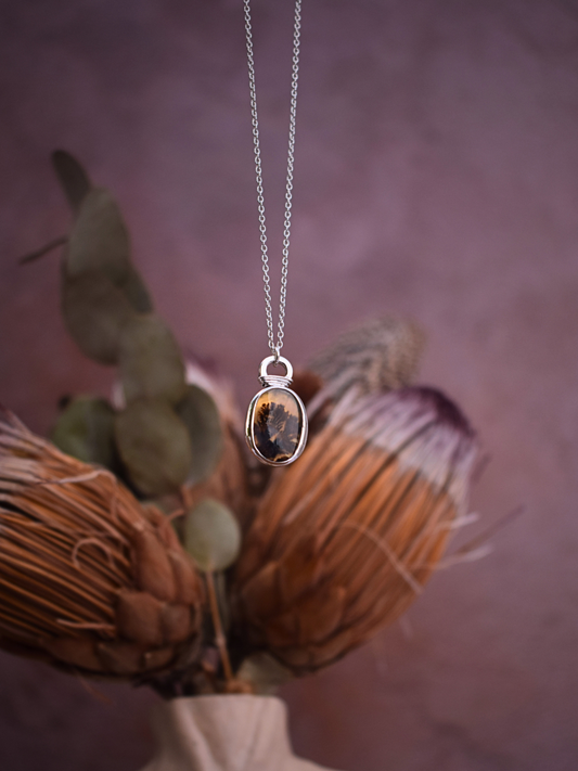 Vessel Necklace | Dendritic Agate