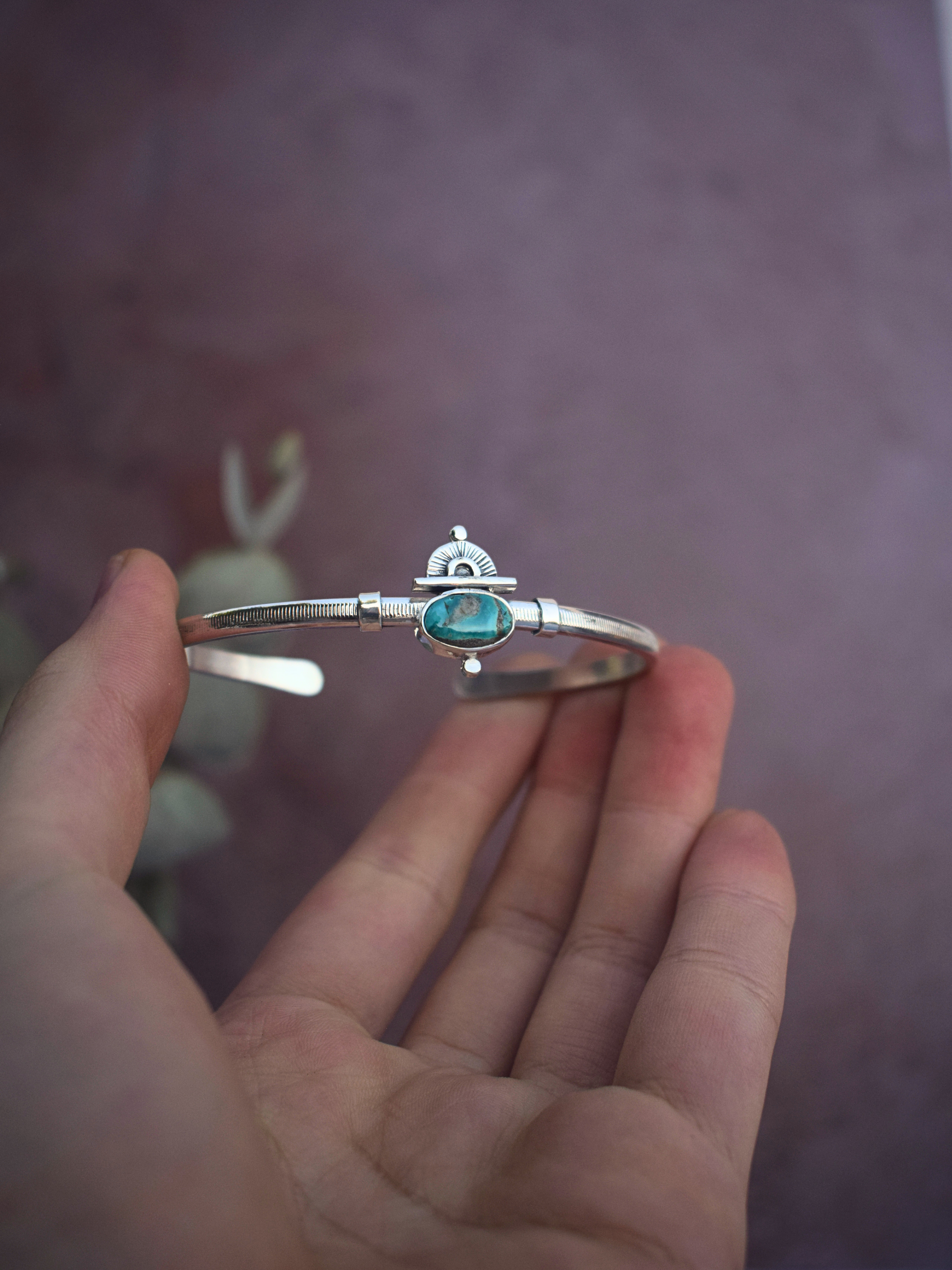 The Soar Cuff | Fox Turquoise