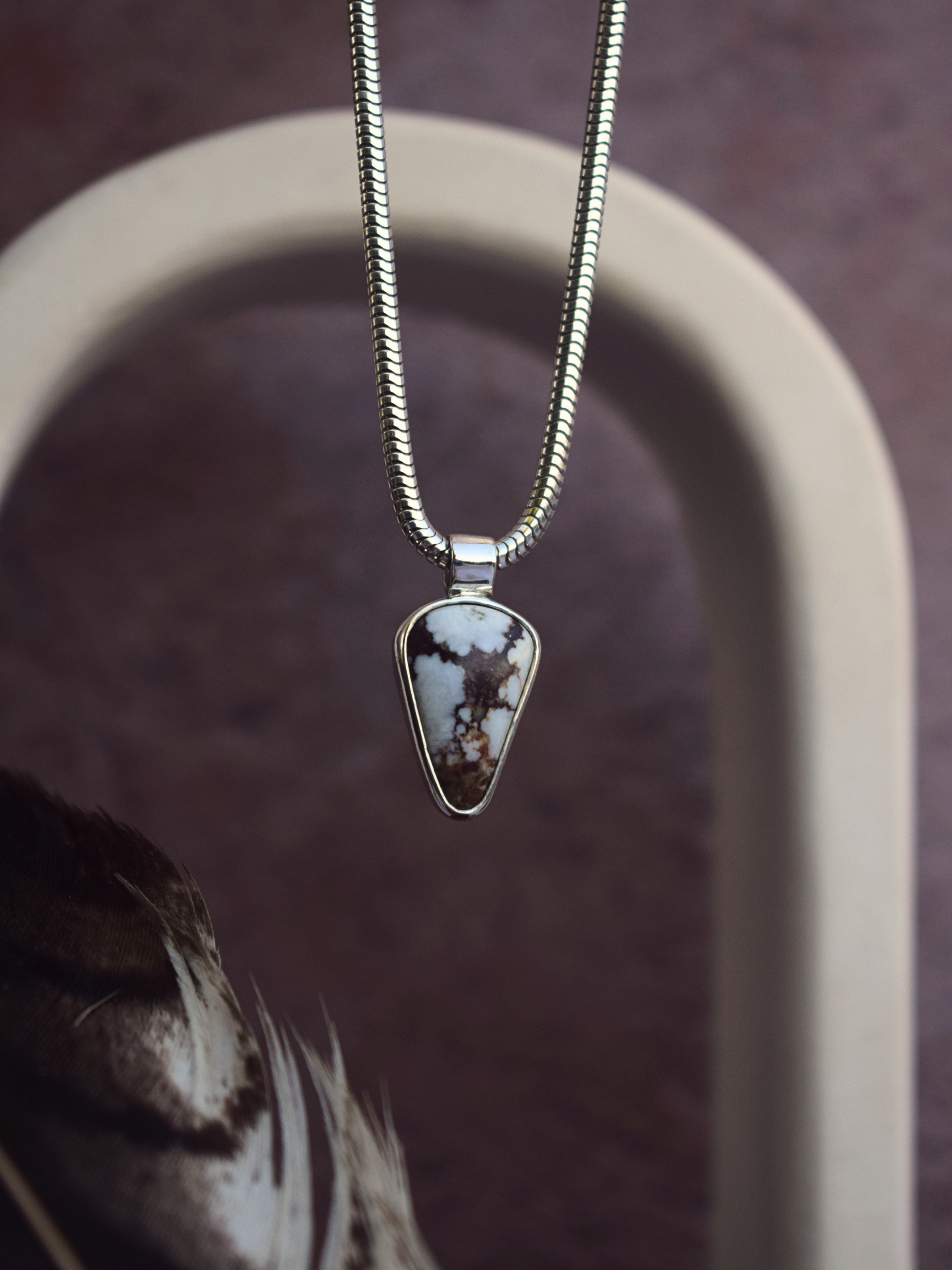 The Sovereign Light Necklace - Wild Horse Turquoise 2