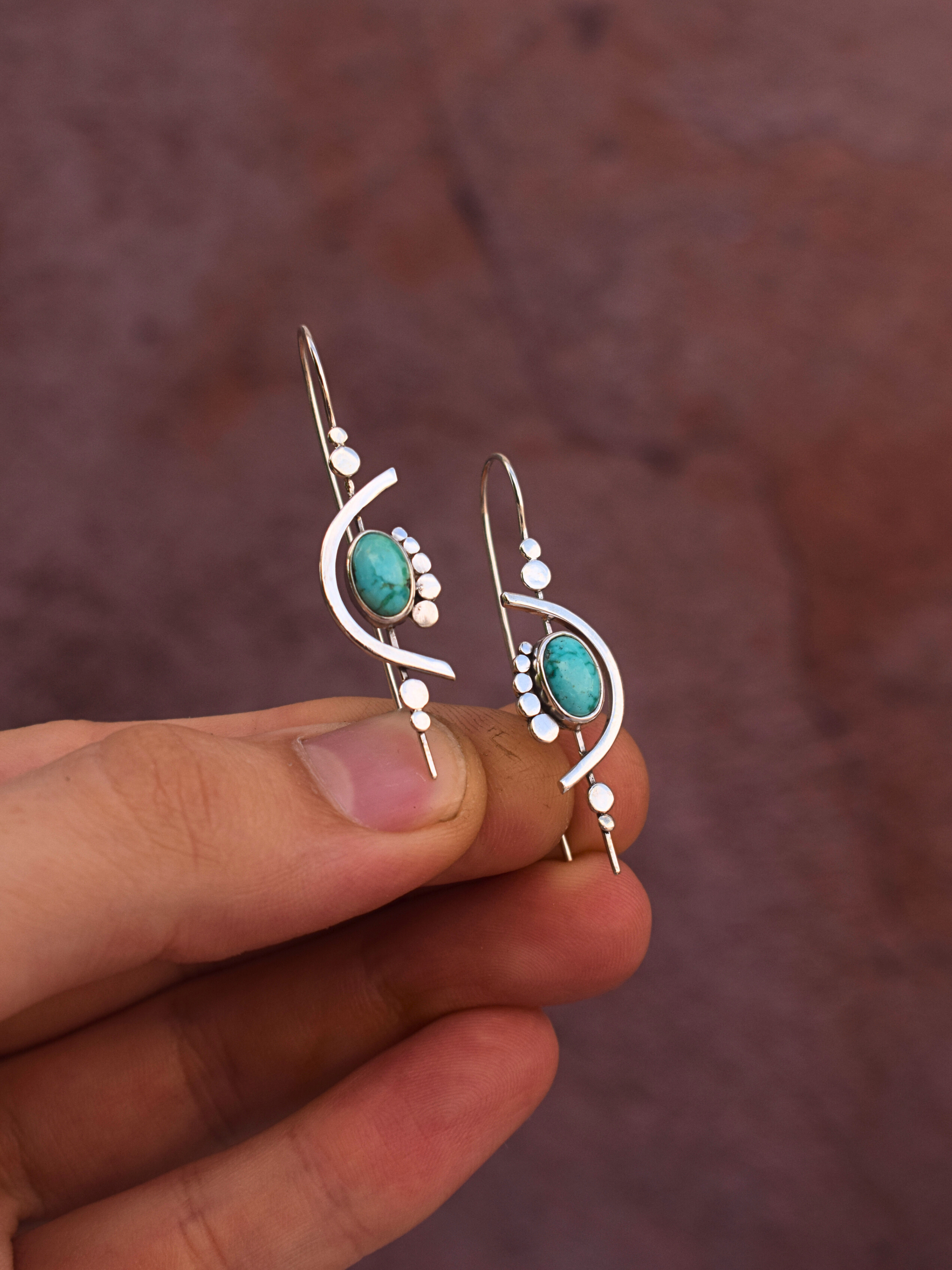 Tears of Aphrodite Earrings - Sierra Bella Turquoise