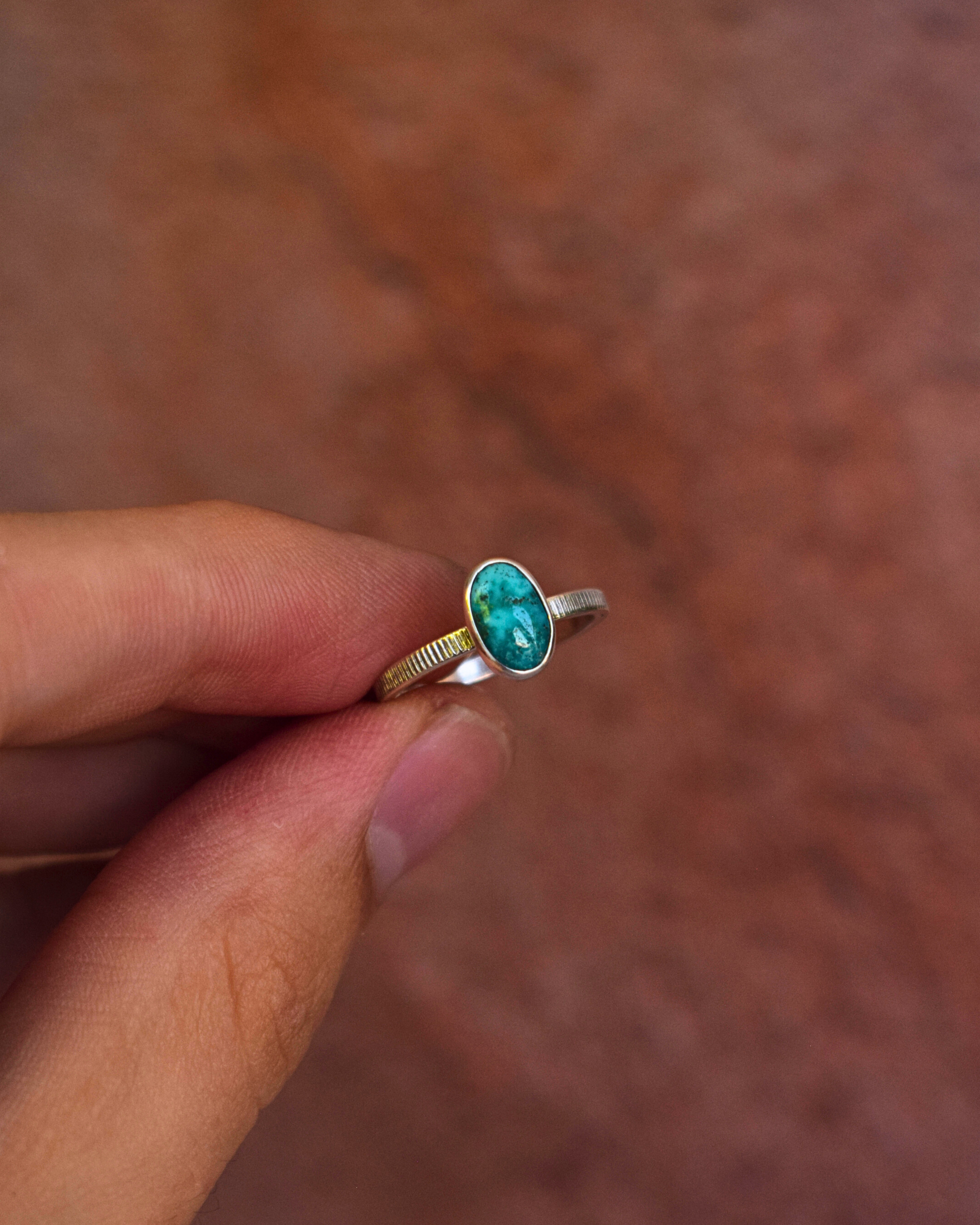 The Devotion Ring — Carico Lake Turquoise