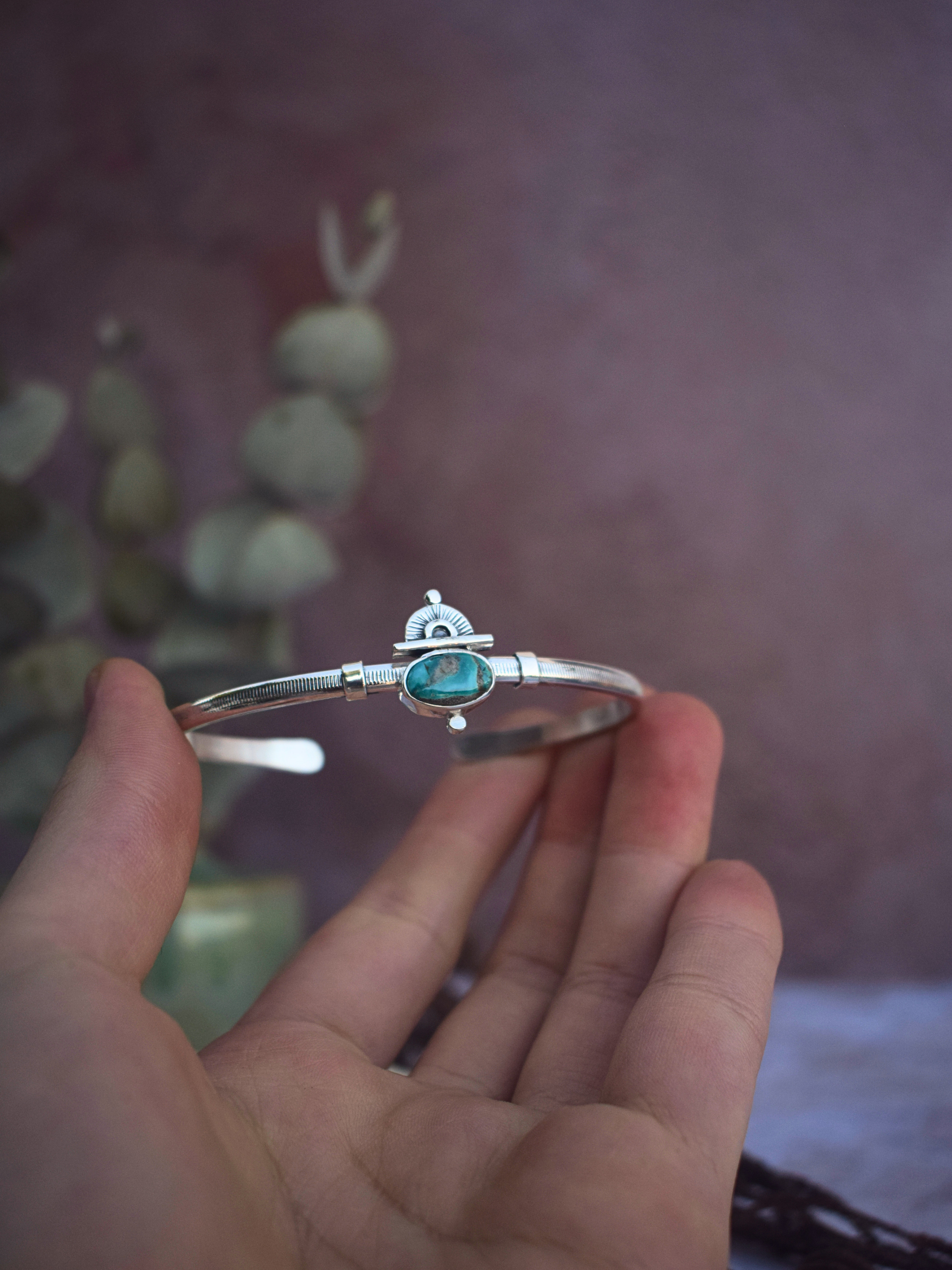 The Soar Cuff | Fox Turquoise