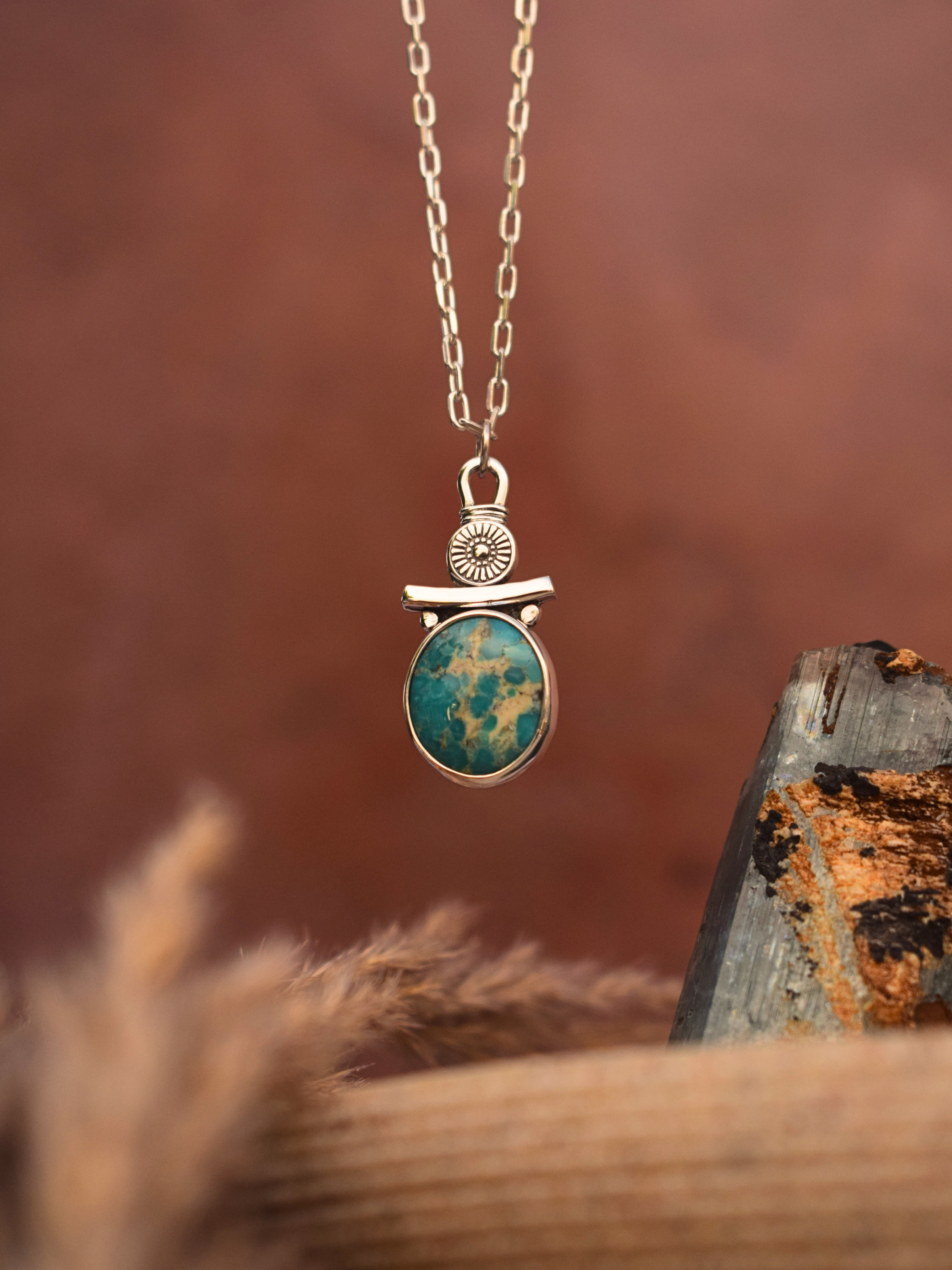The Meraki Soul Necklace - Carico Lake Turquoise