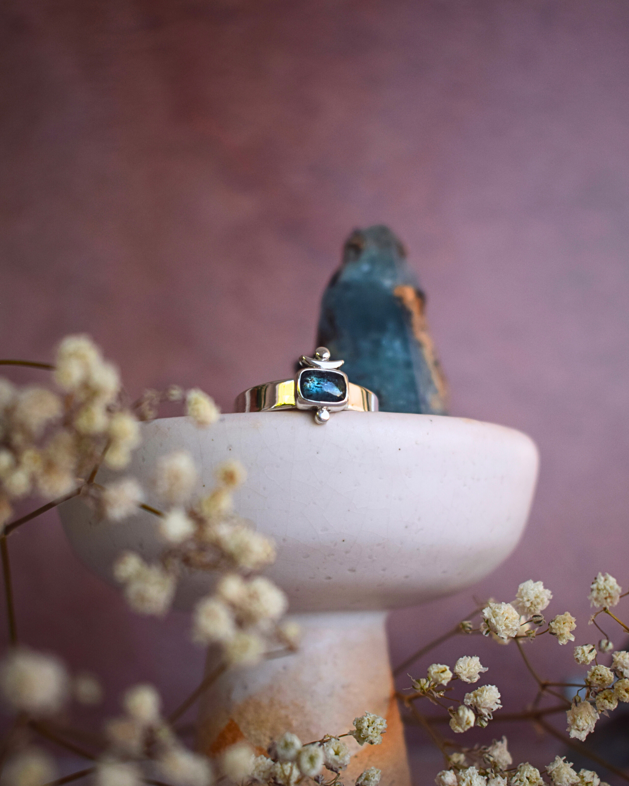 Luminary Ring - Teal Kyanite