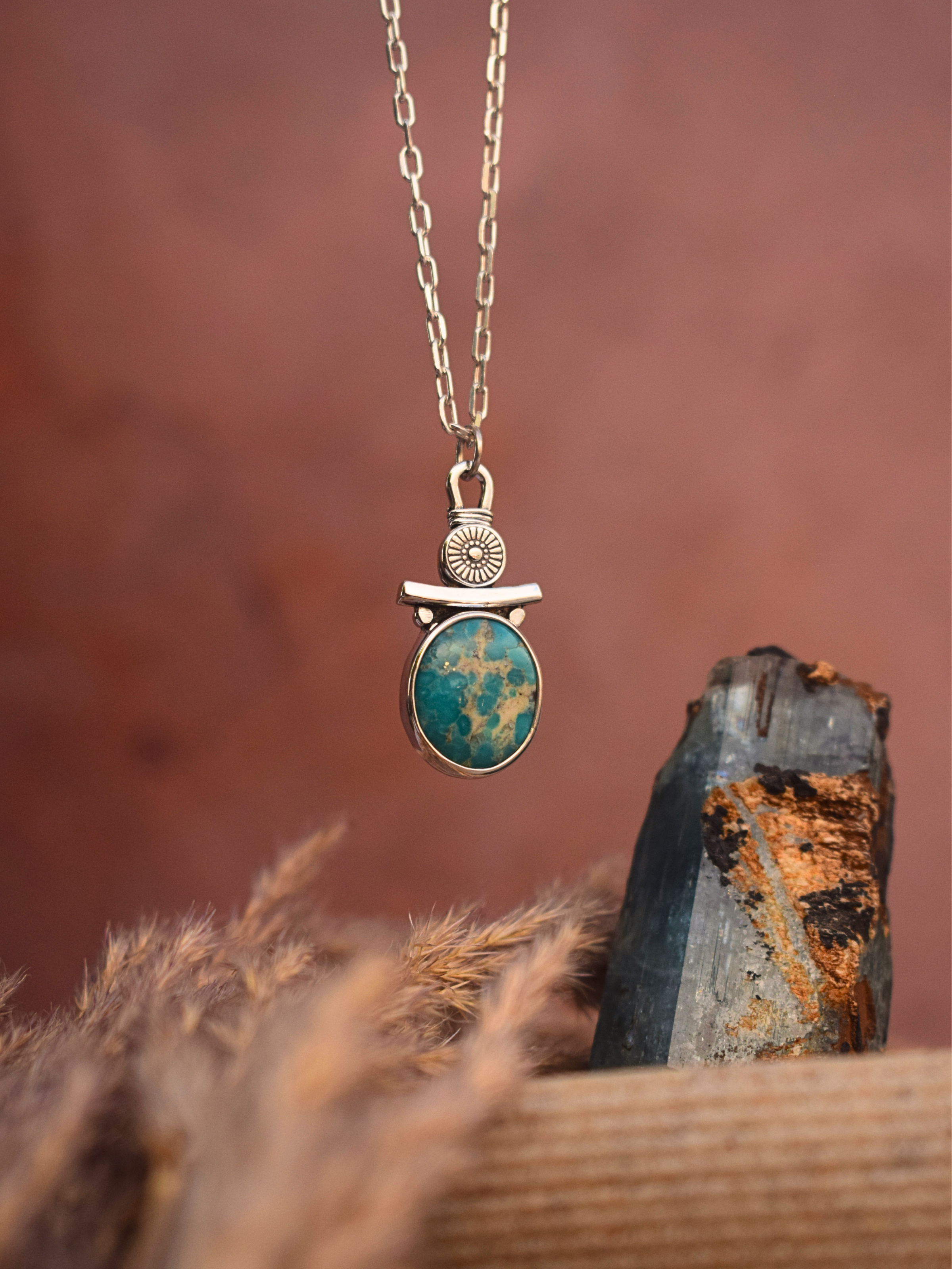 The Meraki Soul Necklace - Carico Lake Turquoise