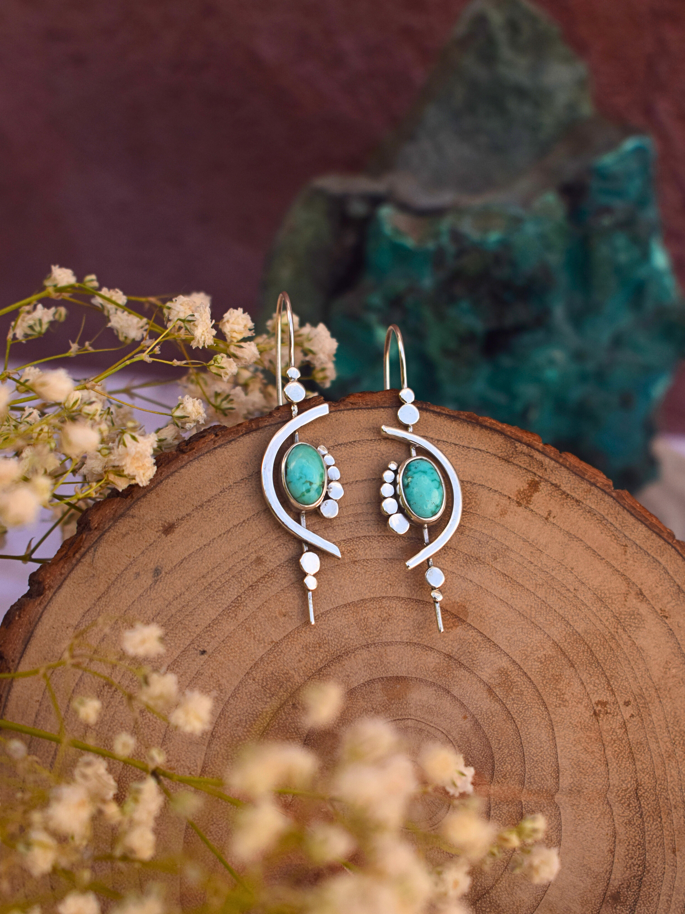 Tears of Aphrodite Earrings - Sierra Bella Turquoise