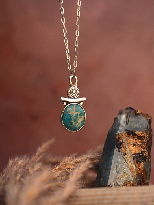 The Meraki Soul Necklace - Carico Lake Turquoise