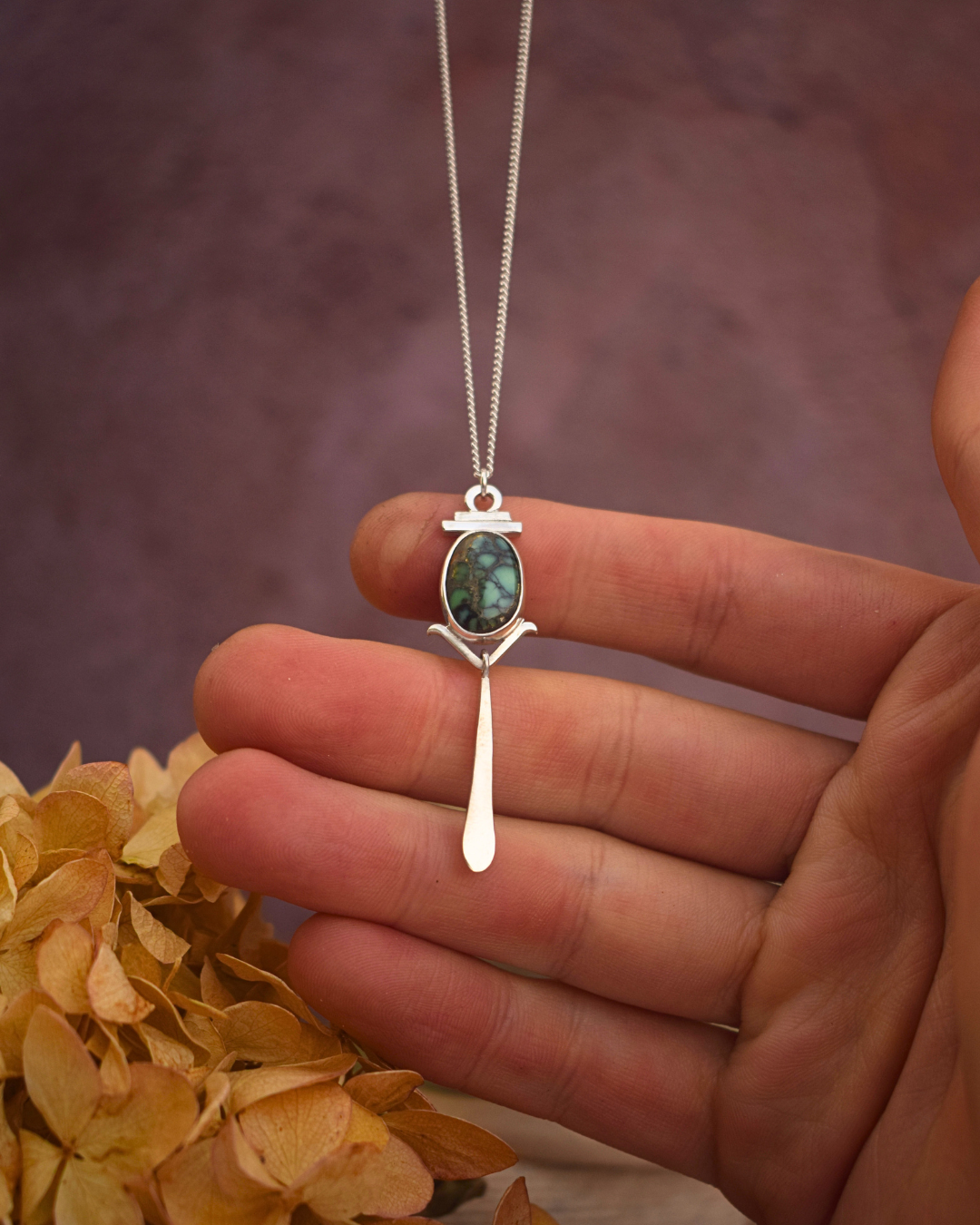 Sacred Light Necklace - New Lander Variscite 1