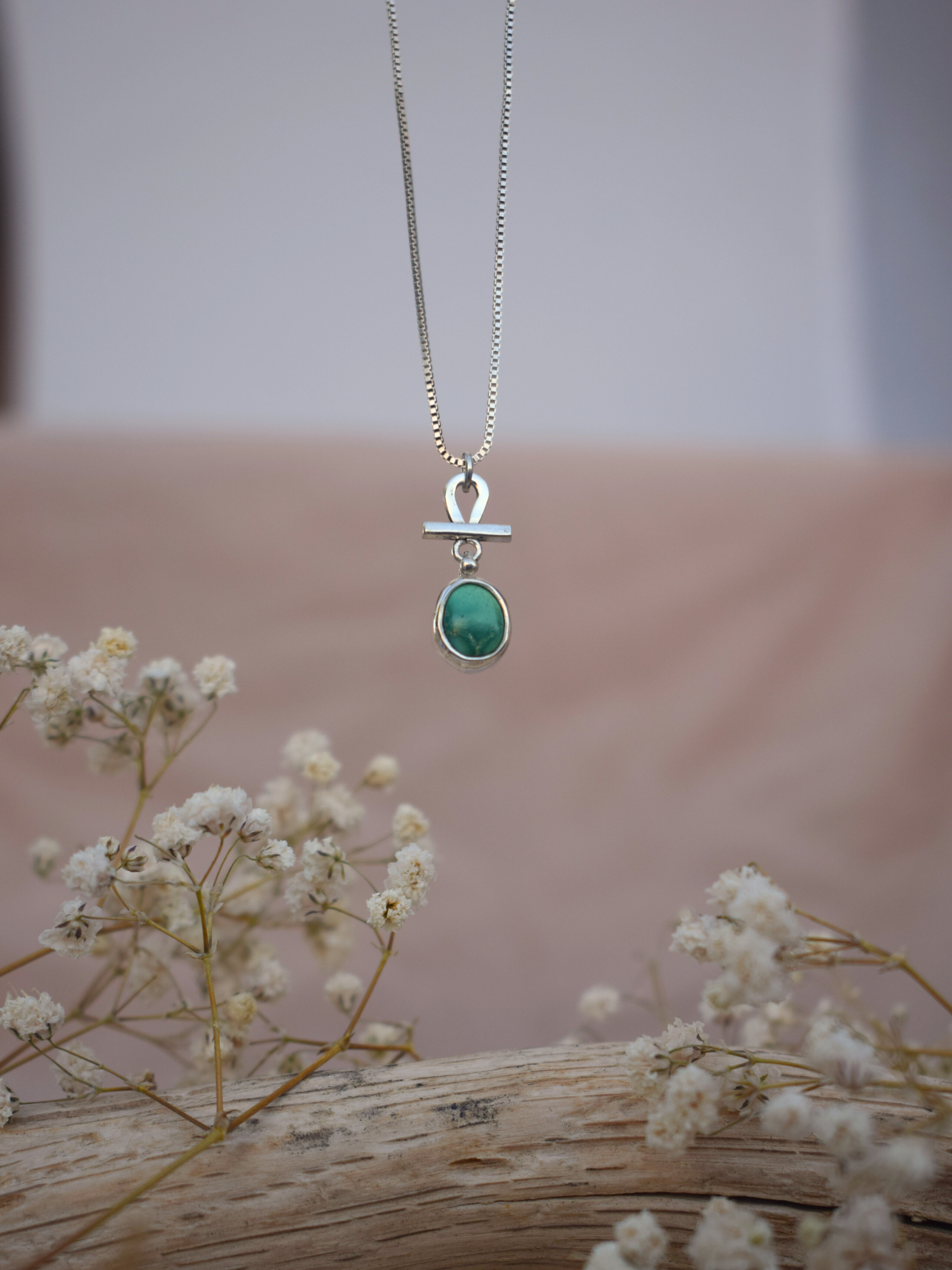 Vita Pendant - Emerald Valley Turquoise