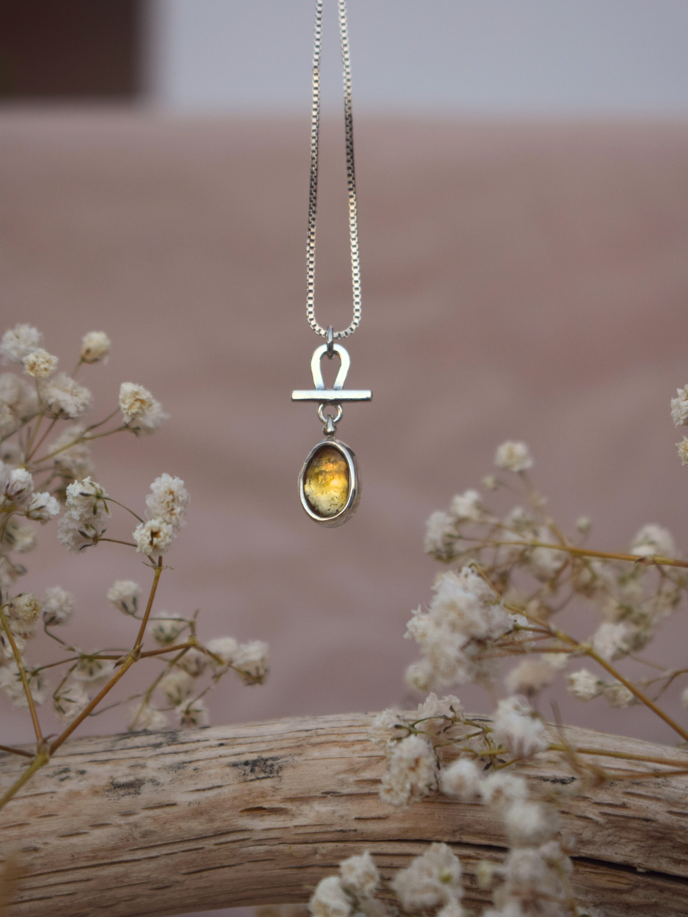 Vita Necklace - Citrine