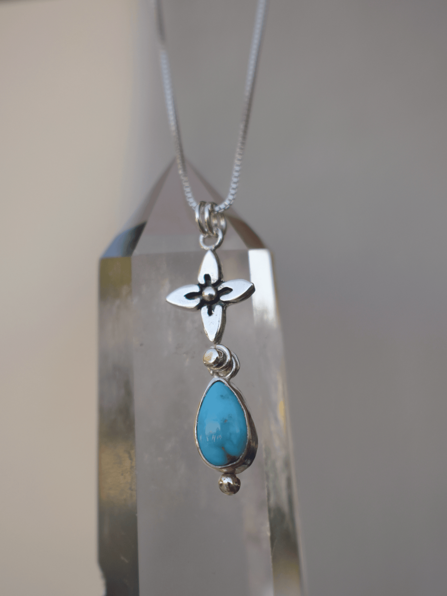 Bloom Pendant - Turquoise