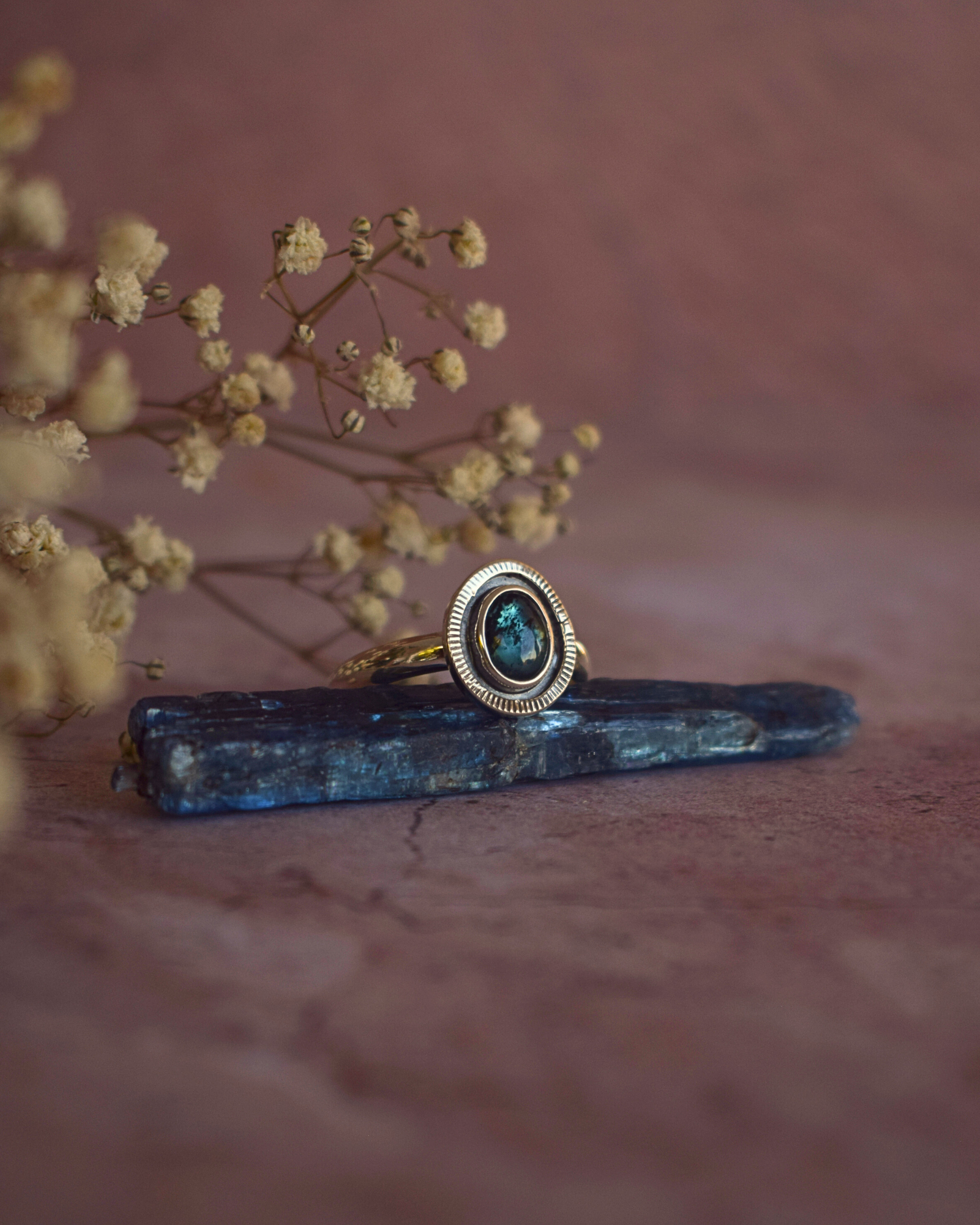 Ellara Ring - Teal Kyanite