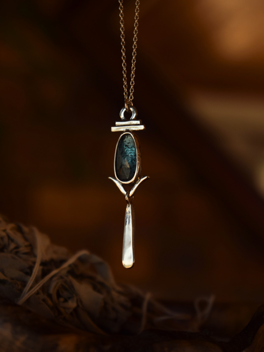 Sacred Light Necklace - Blue Kyanite