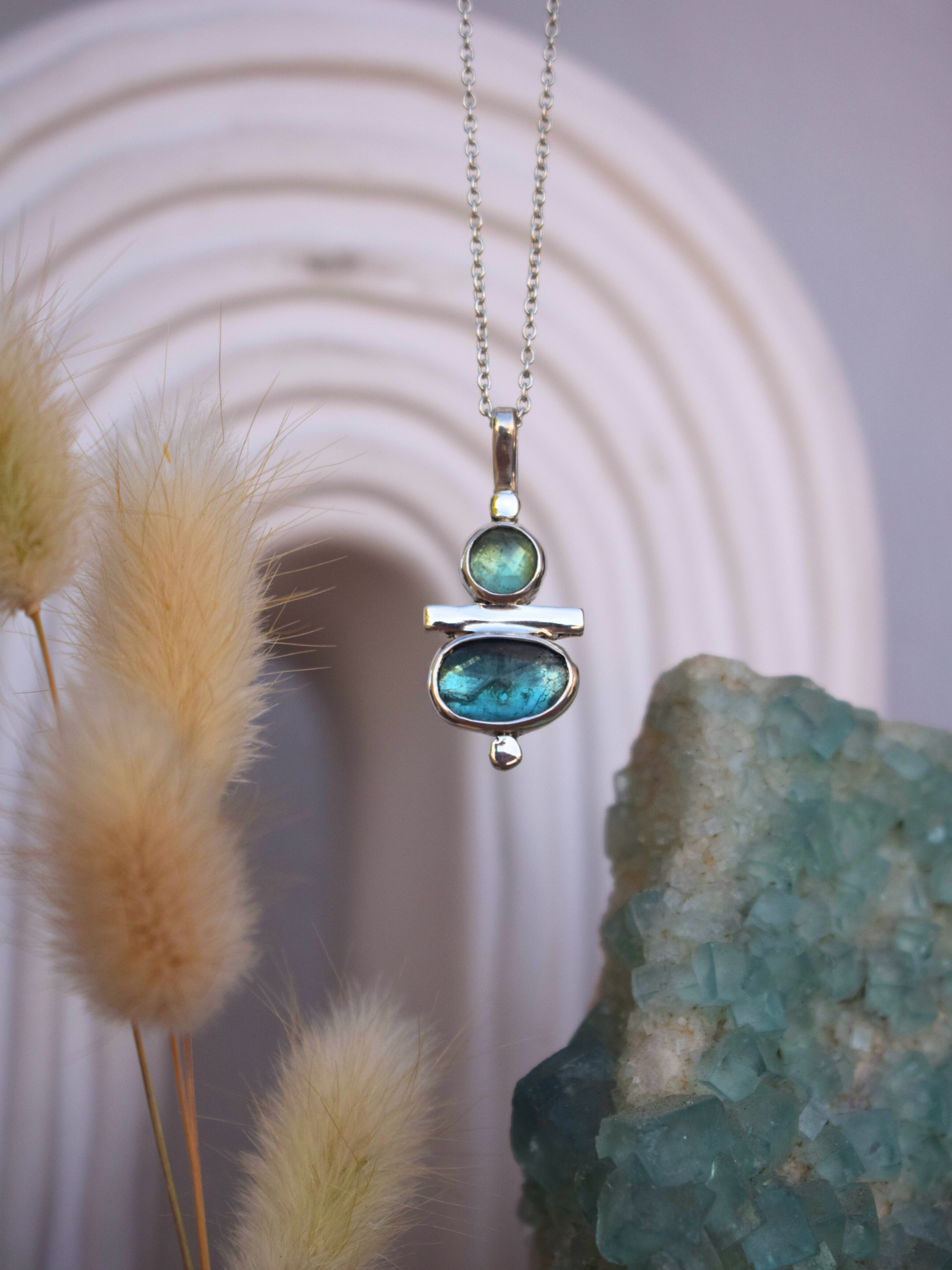 Duality Pendant - Kyanite