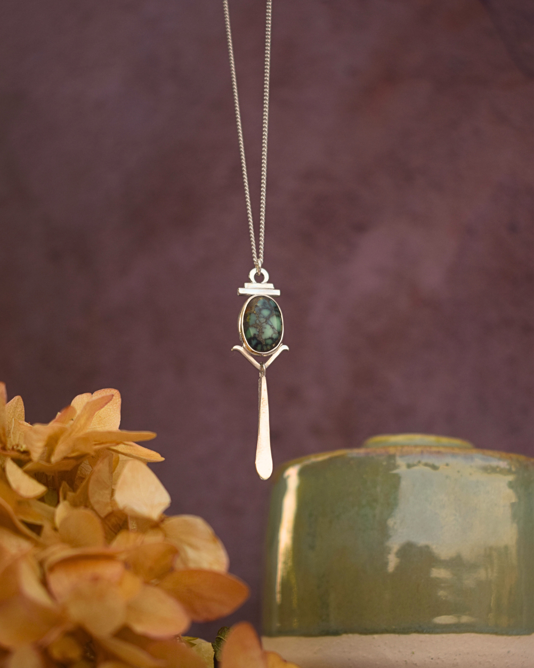Sacred Light Necklace - New Lander Variscite 1