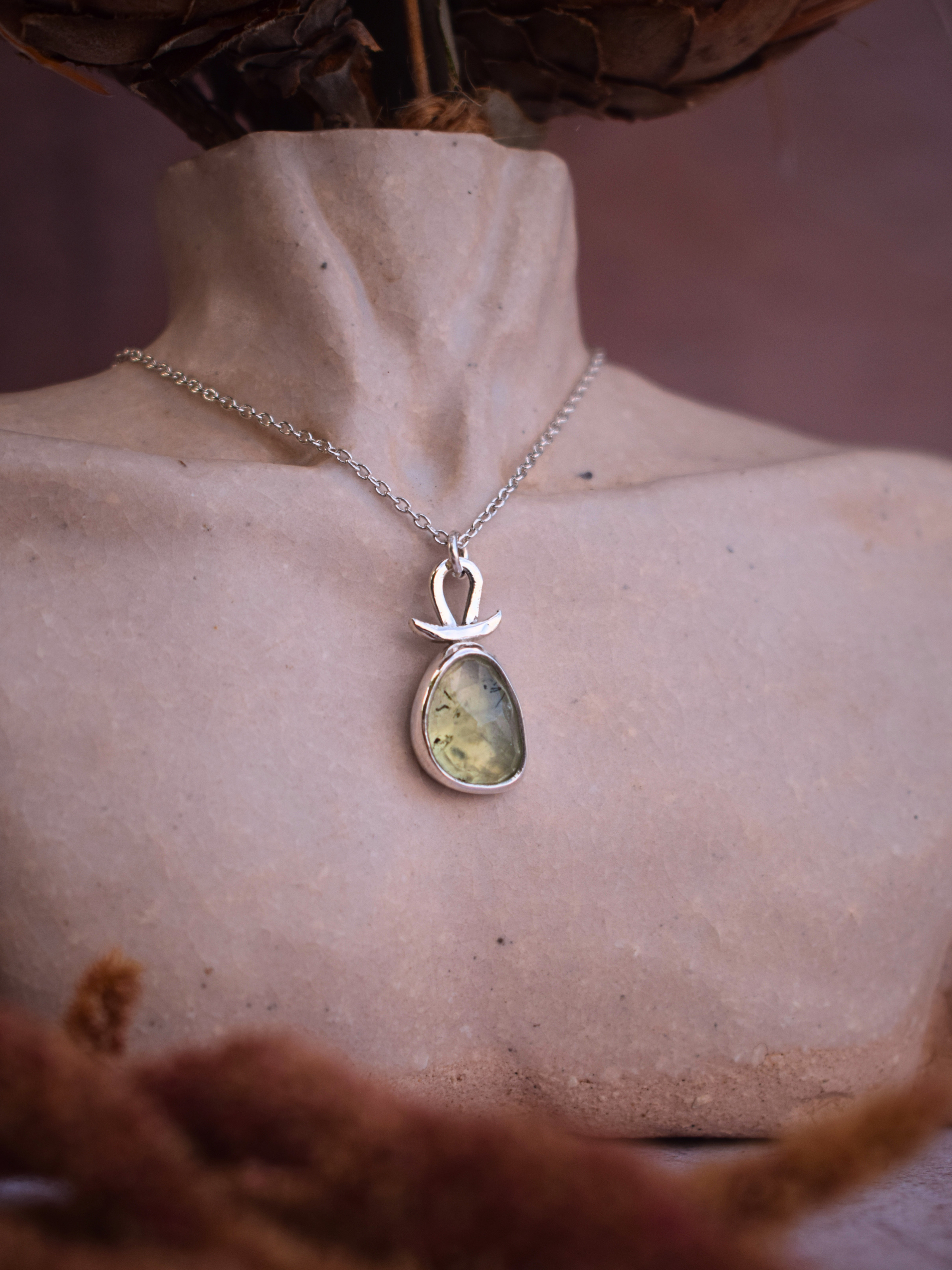 First Light Necklace | Prehnite
