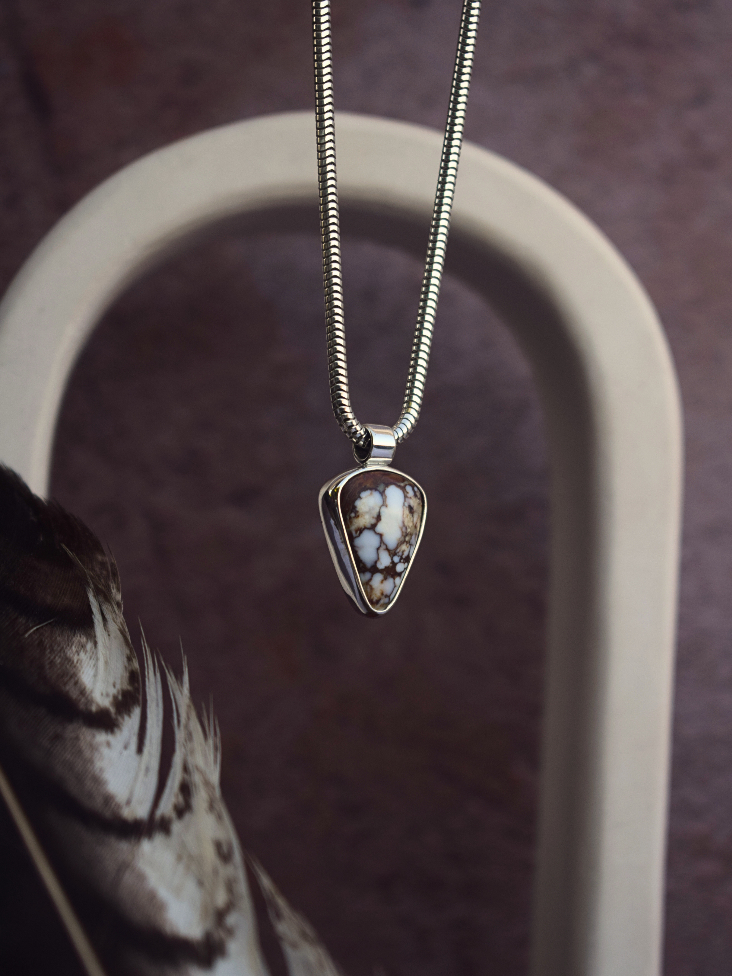 The Sovereign Light Necklace - Wild Horse Turquoise 3