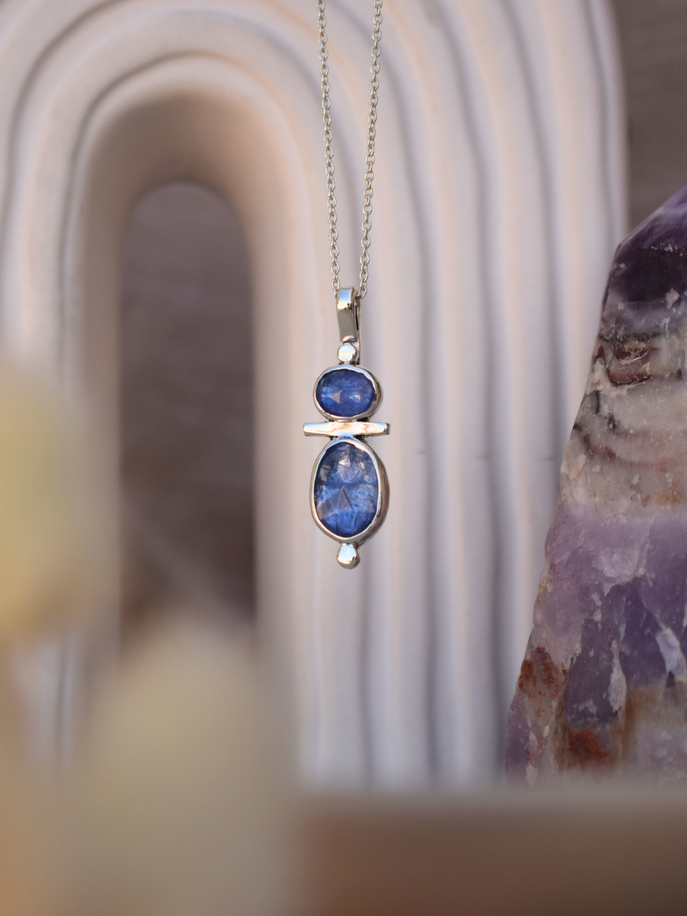 Duality Pendant - Tanzanite