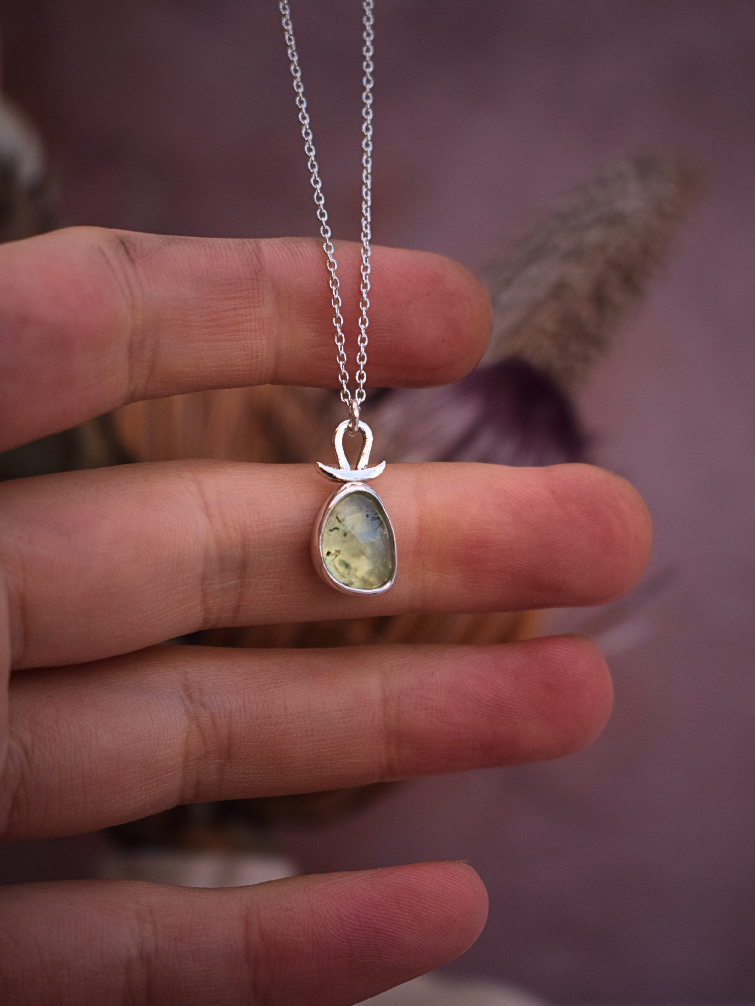 First Light Necklace | Prehnite