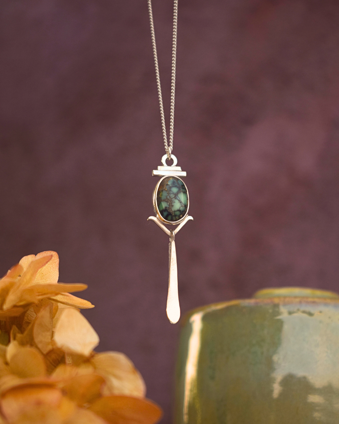 Sacred Light Necklace - New Lander Variscite 1