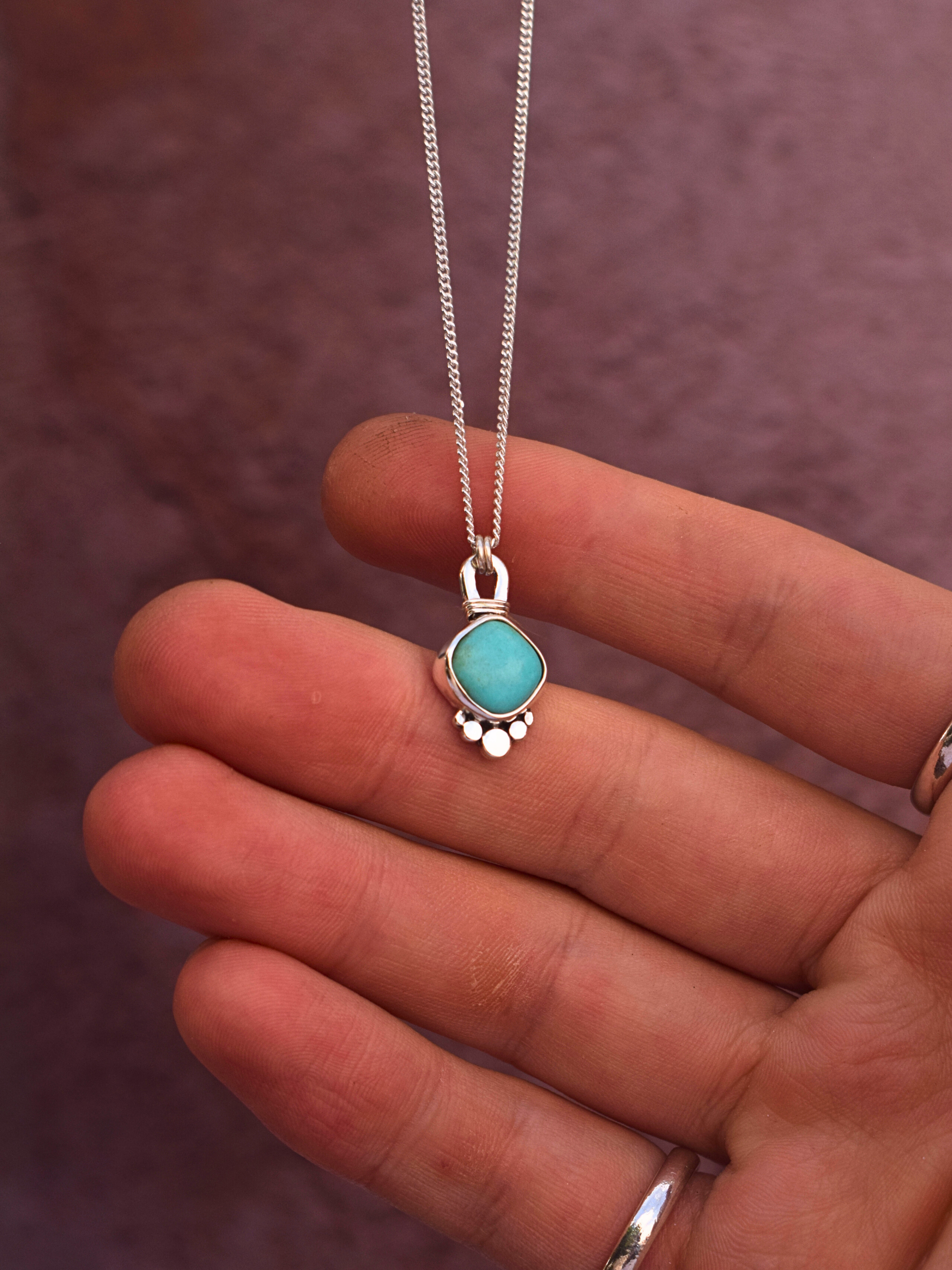 Cove Pendant - Emerald Valley Turquoise