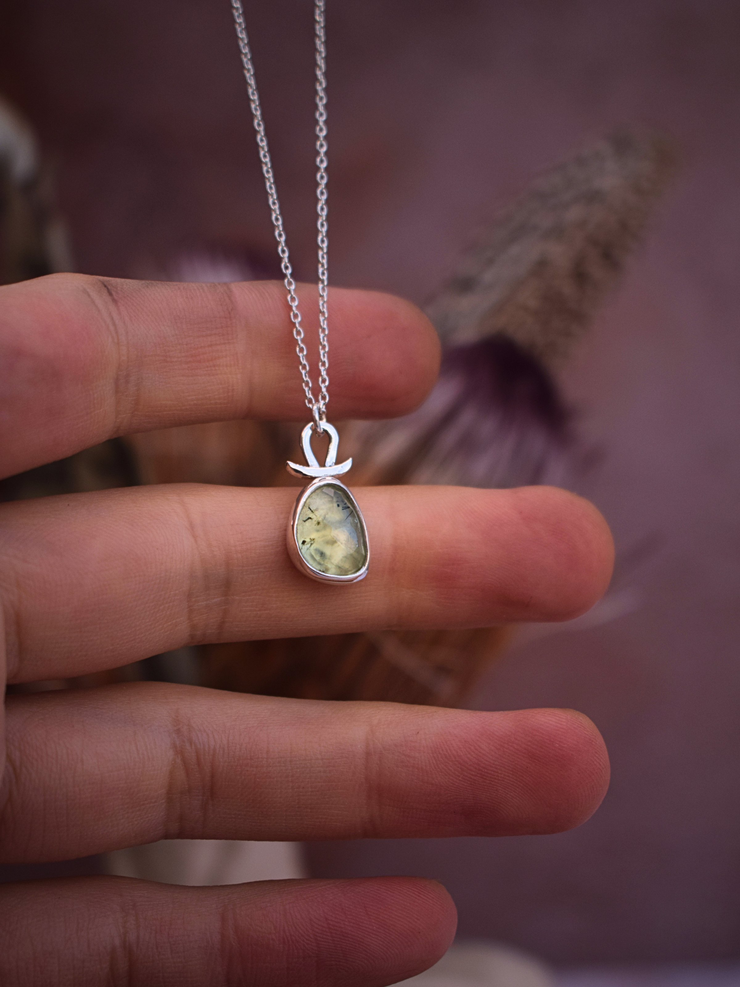 First Light Necklace | Prehnite