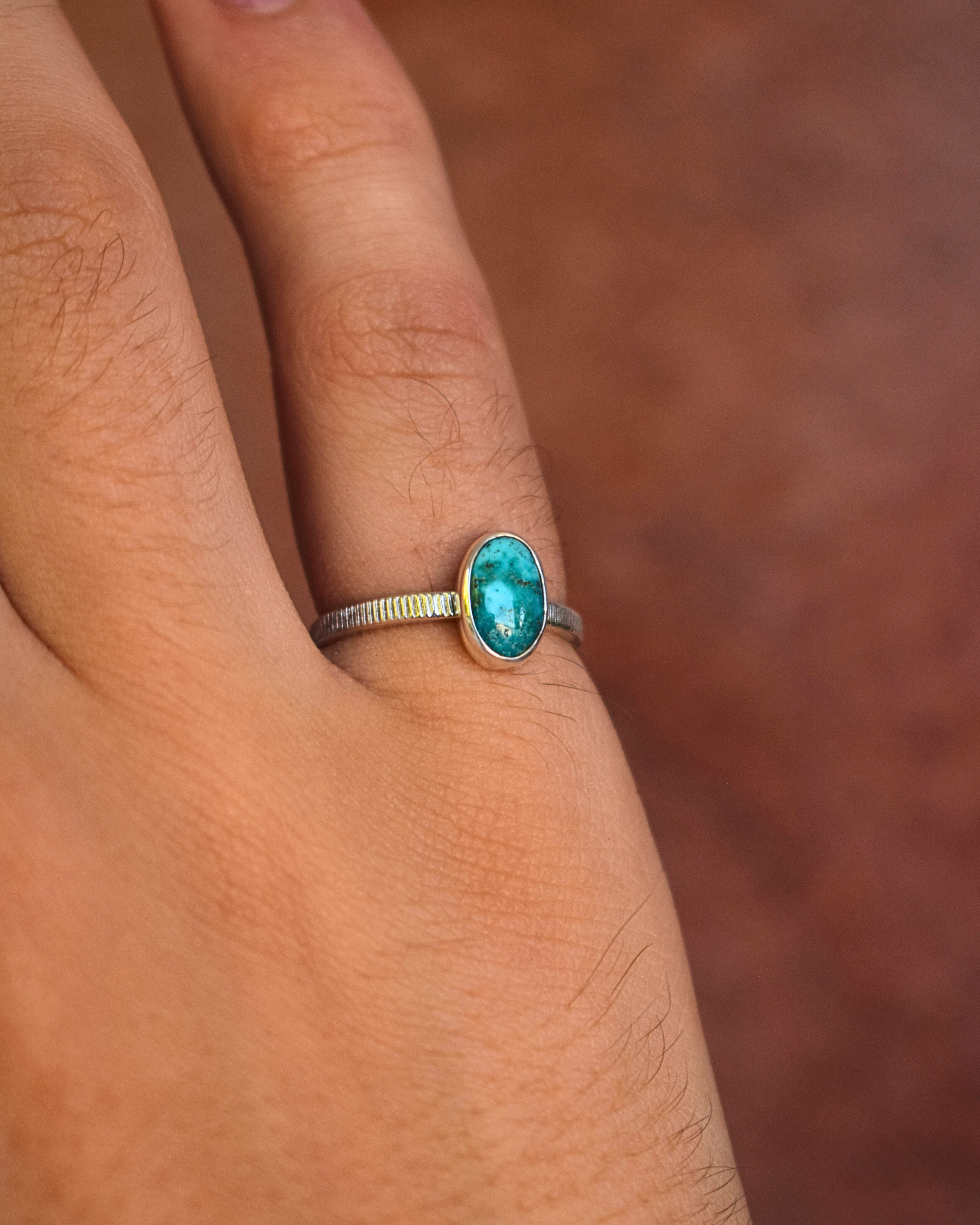 The Devotion Ring — Carico Lake Turquoise