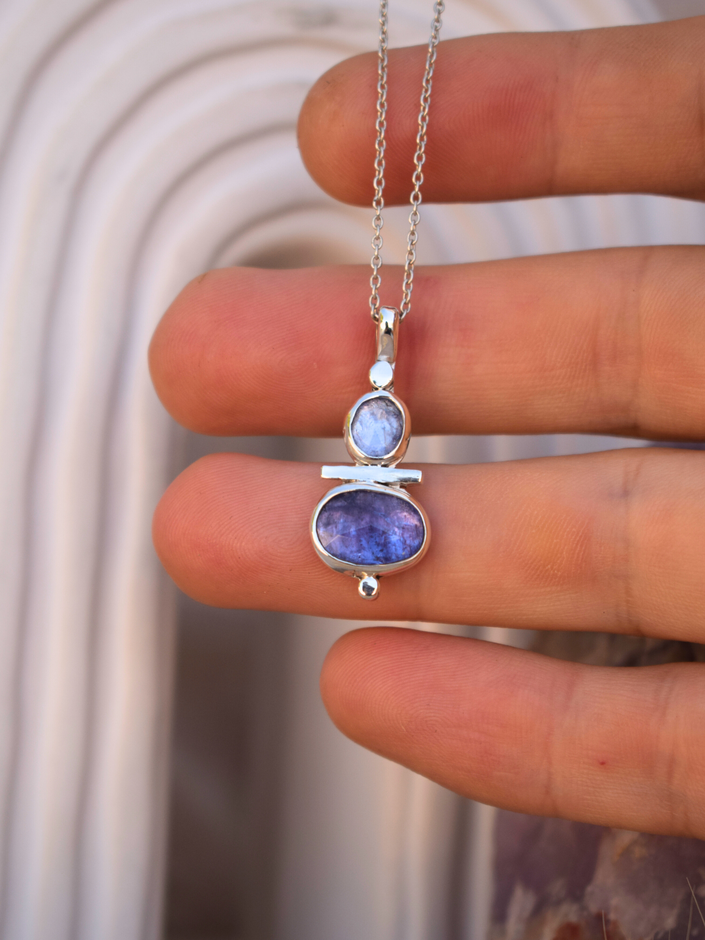 Duality Pendant - Tanzanite 2